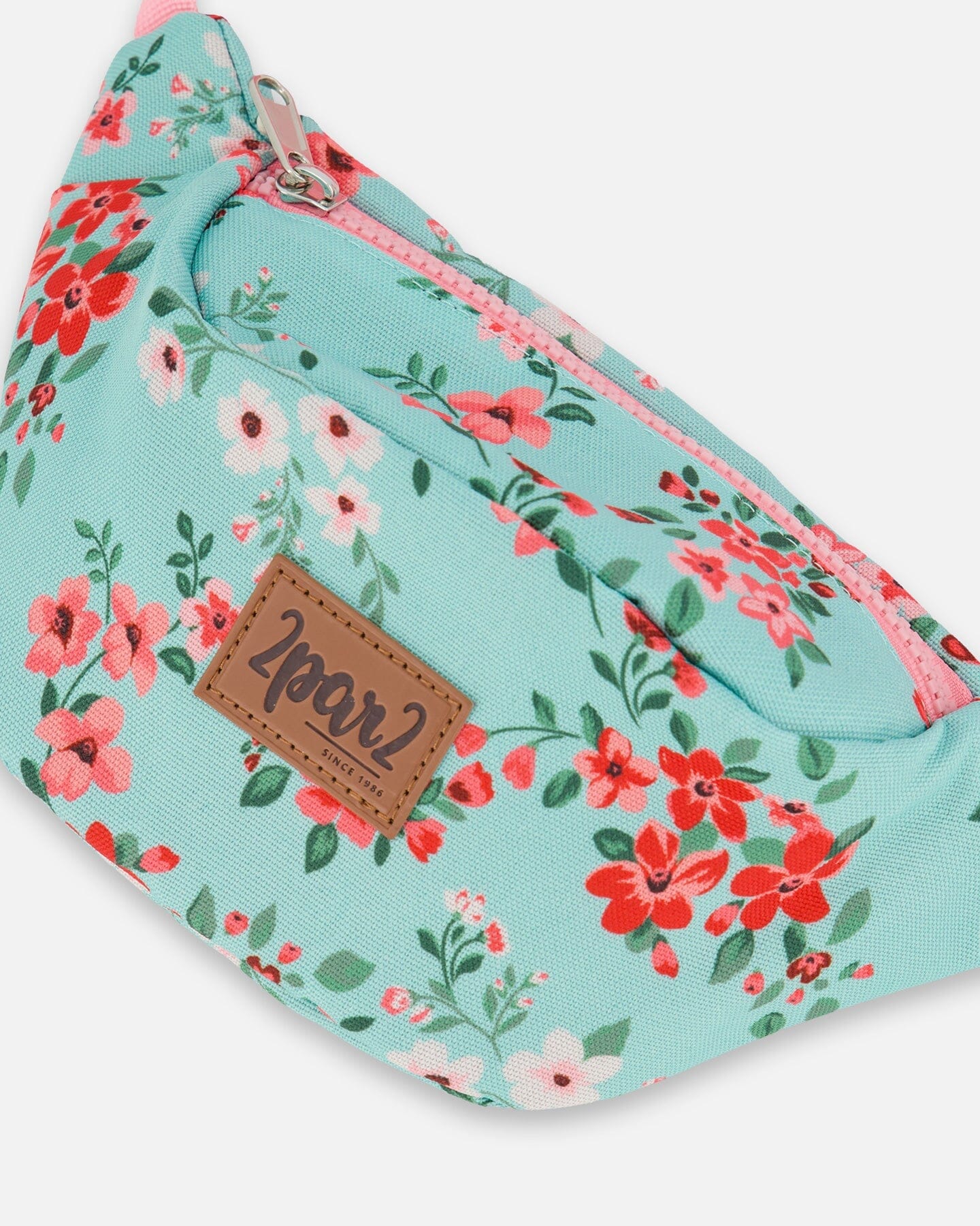 Fanny Bag Light Blue Flower Print