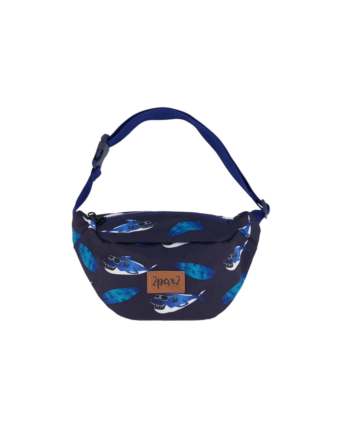 Fanny Bag Navy Printed Shark