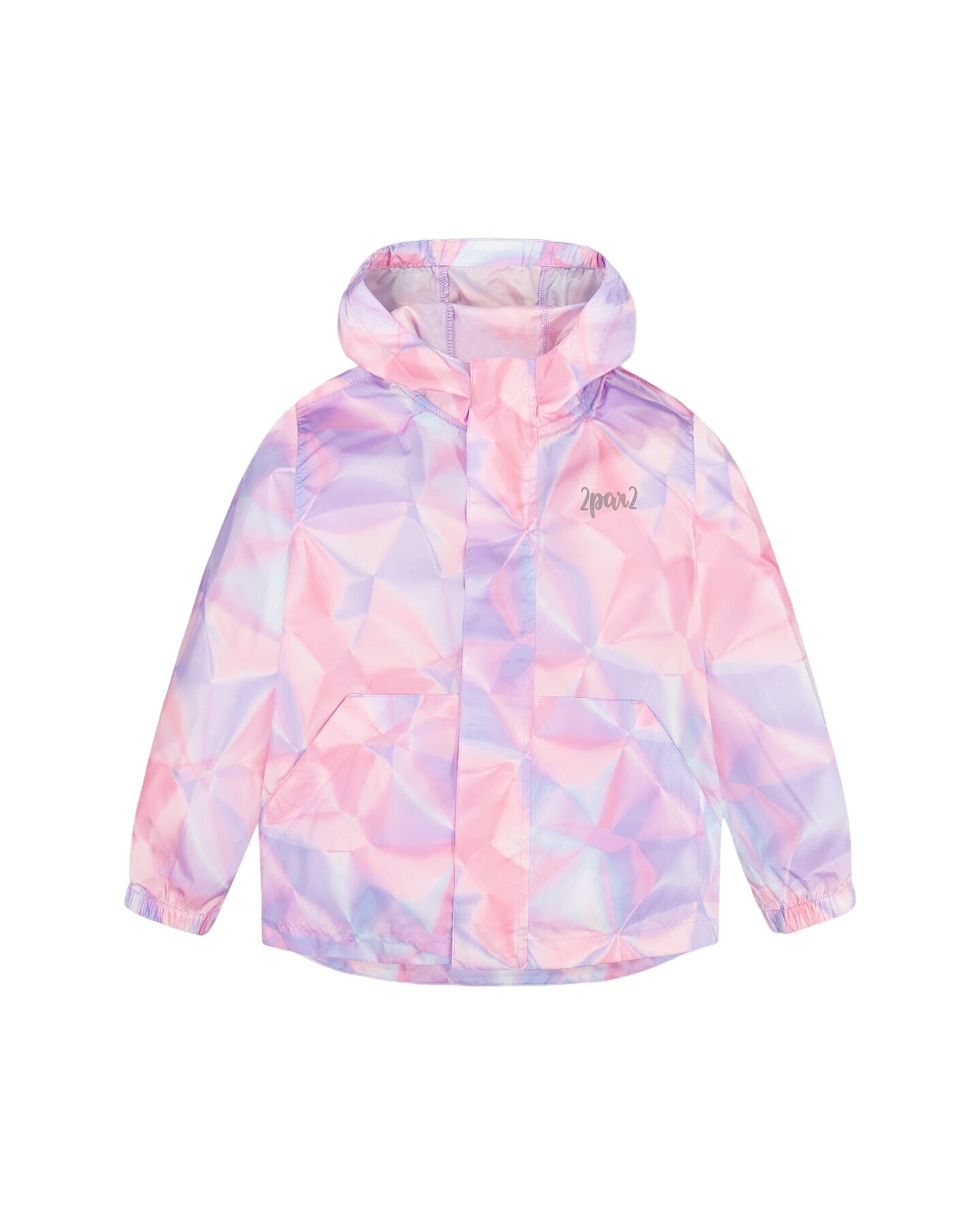 Packable Windbreaker Printed Foil Pastel