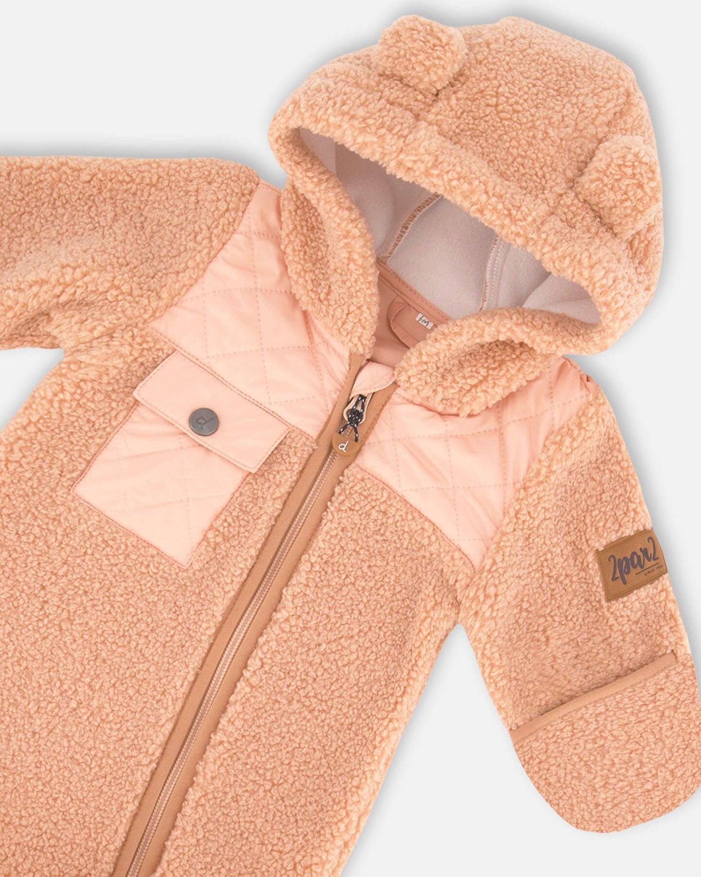 Baby Sherpa One Piece Ancient Rose