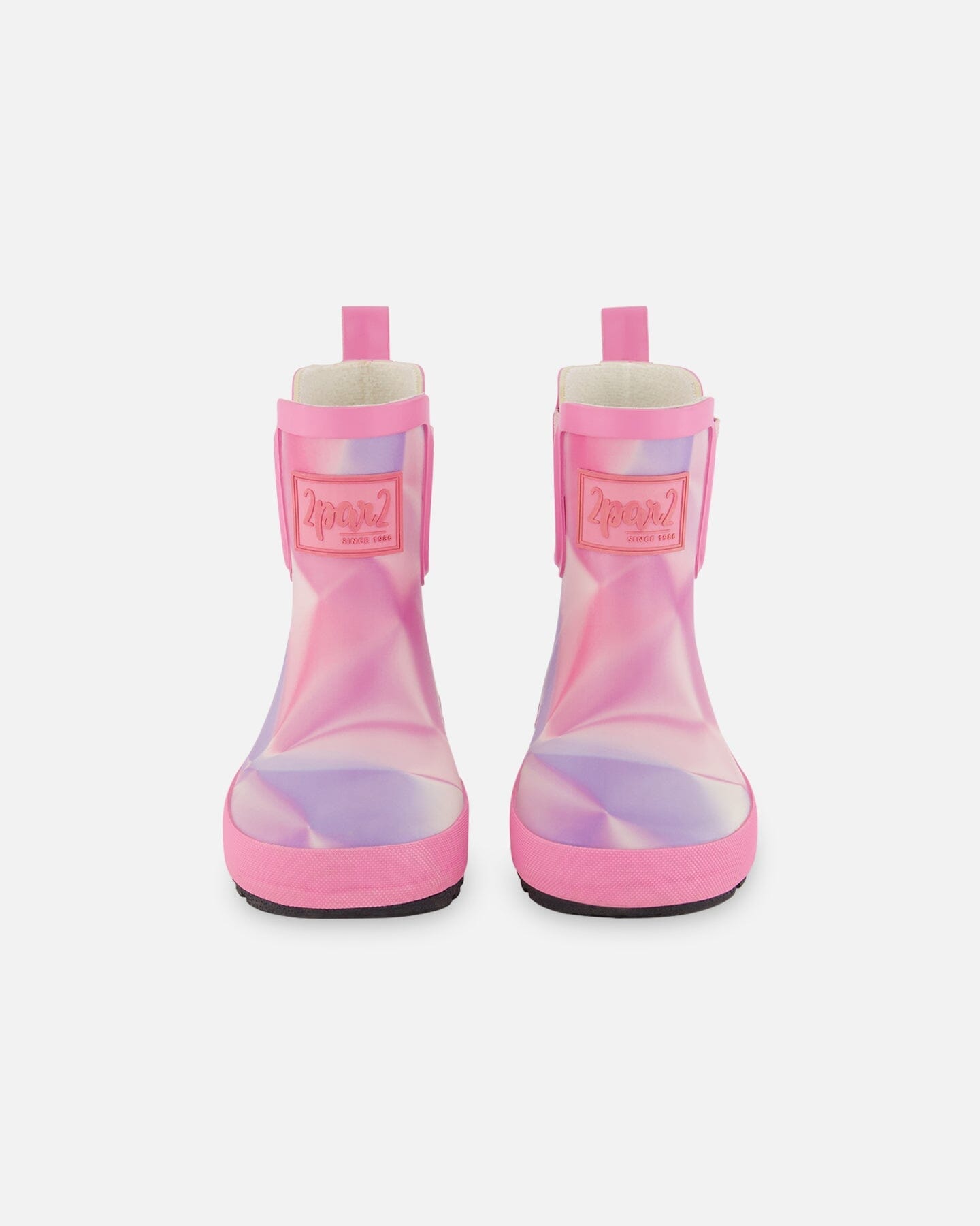 Short Rain Boots Printed Foil Pastel