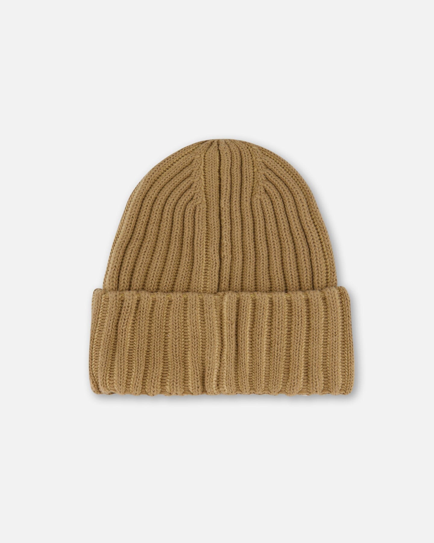 Solid Knit Hat Pacane Beige