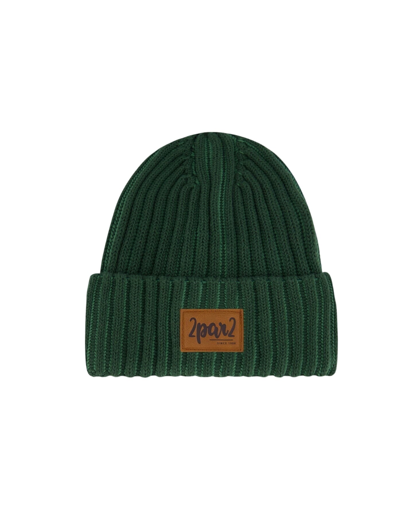 Solid Knit Hat Forest Green