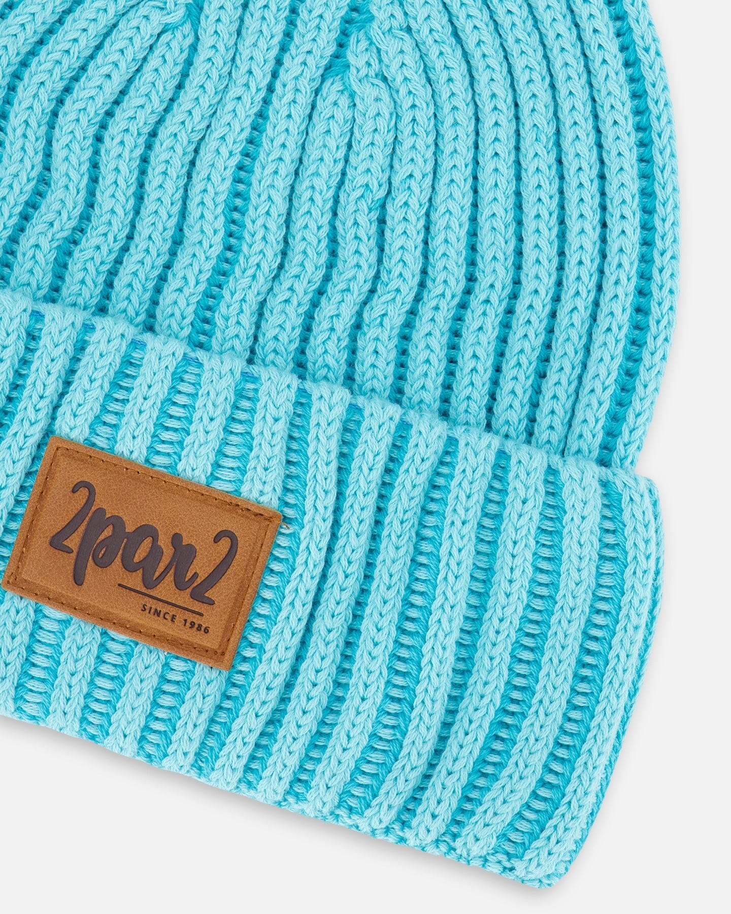 Solid Knit Hat Turquoise