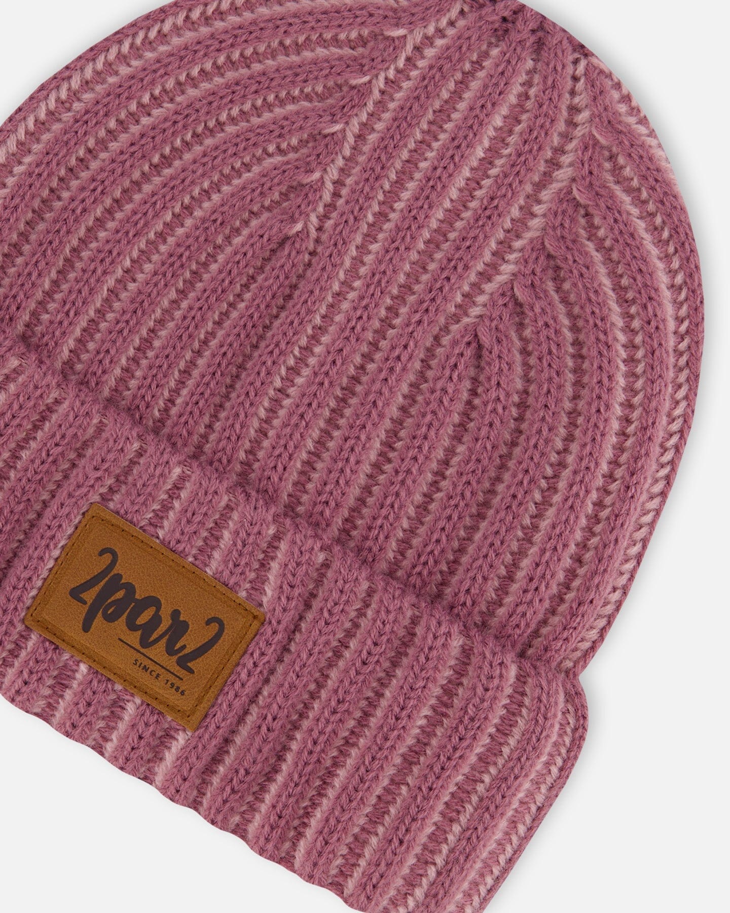 Solid Knit Hat Mauve