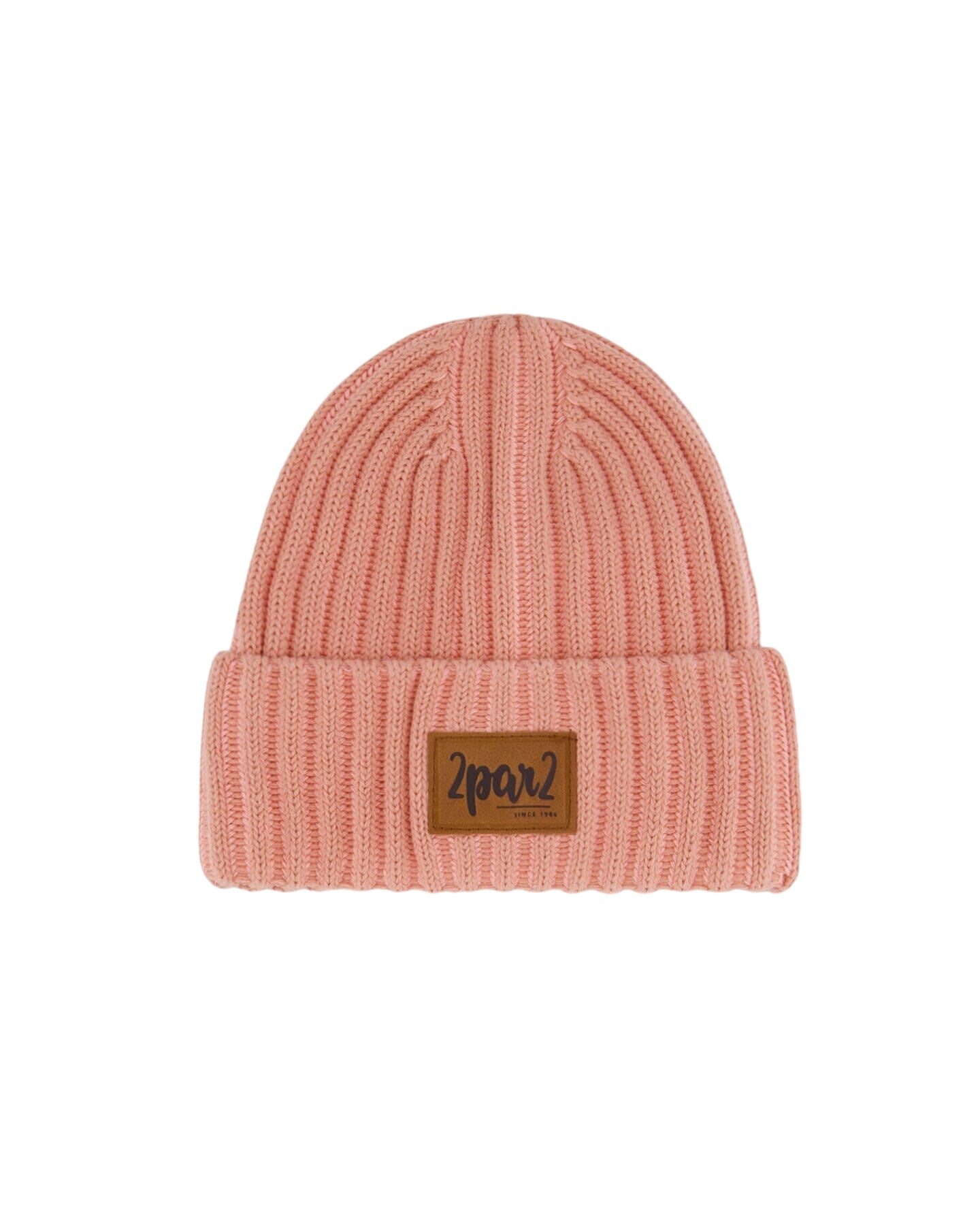 Solid Knit Hat Ash Rose