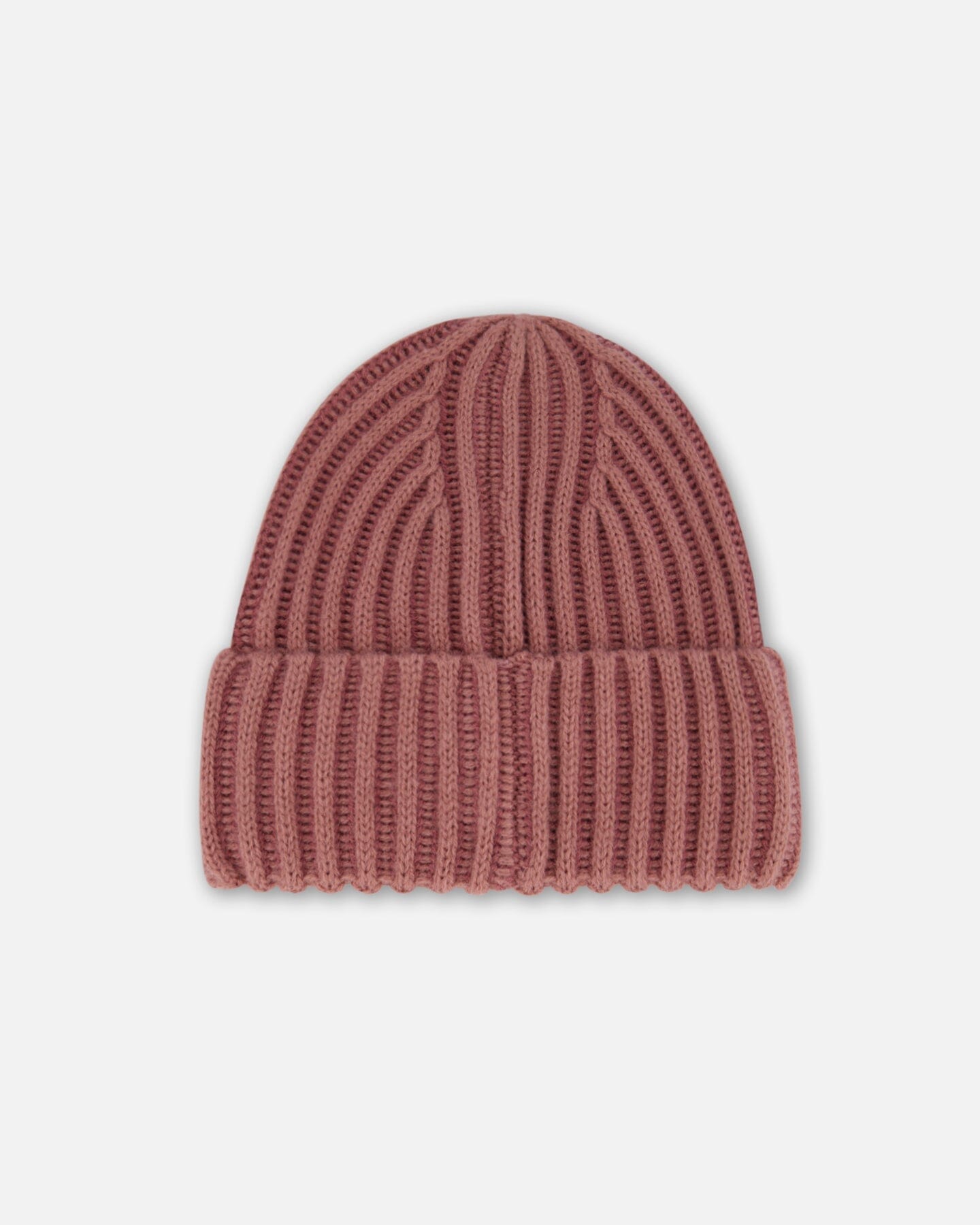 Solid Knit Hat Ancient Rose