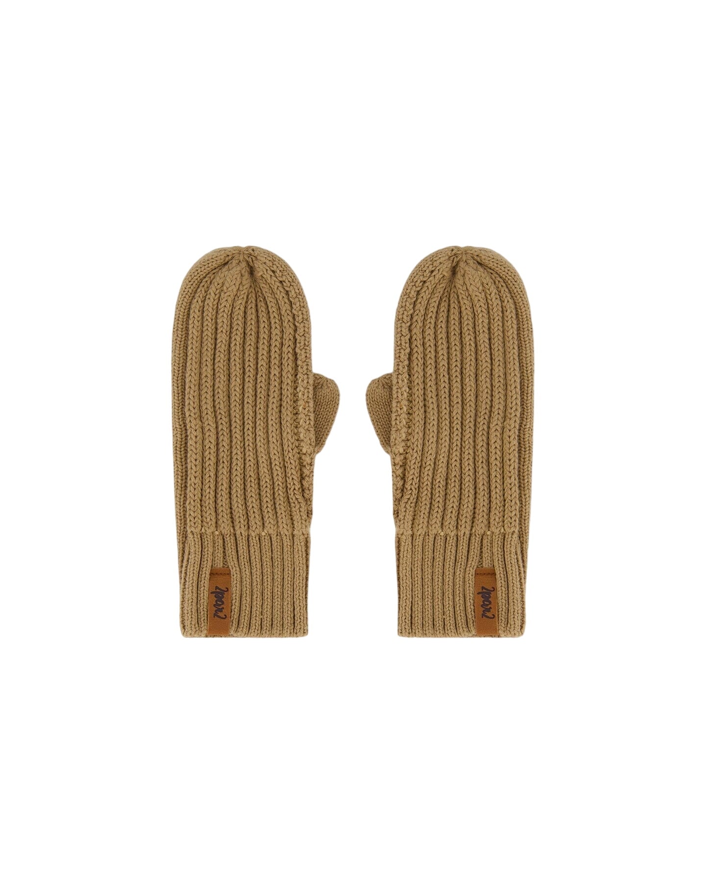 Knit Mittens Pacane Beige