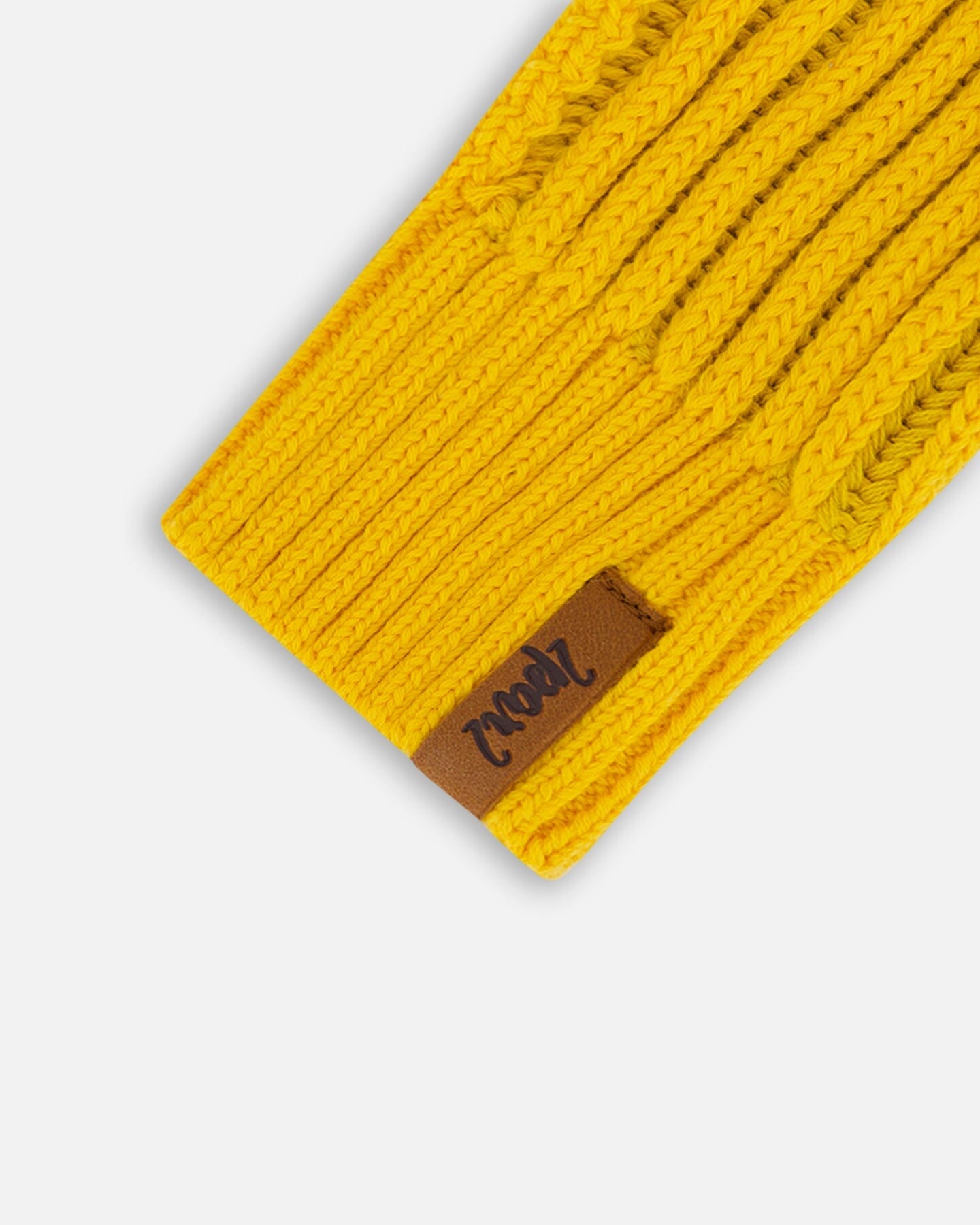 Knit Mittens Yellow