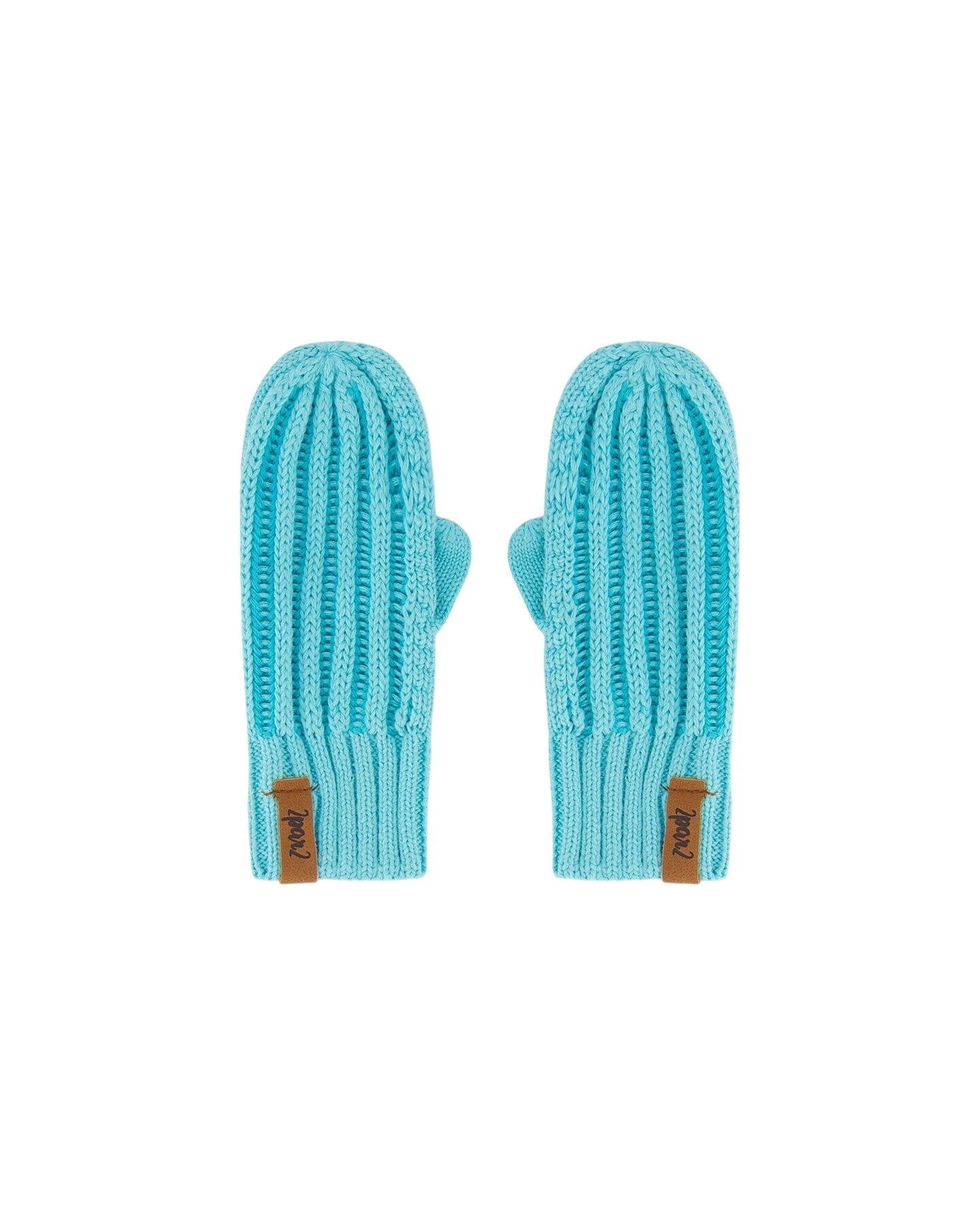 Knit Mittens Turquoise