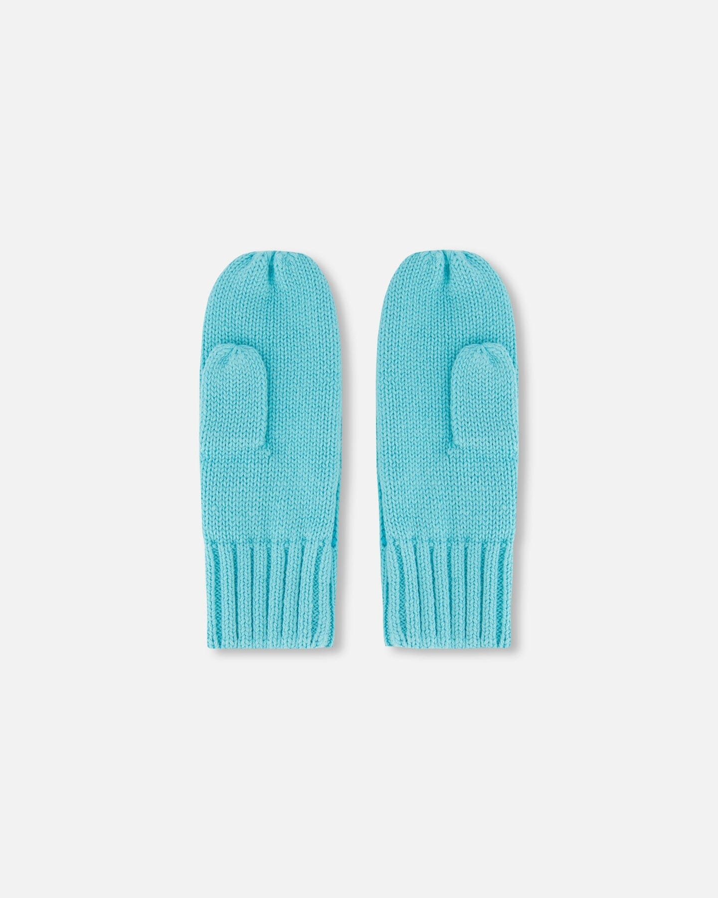 Knit Mittens Turquoise