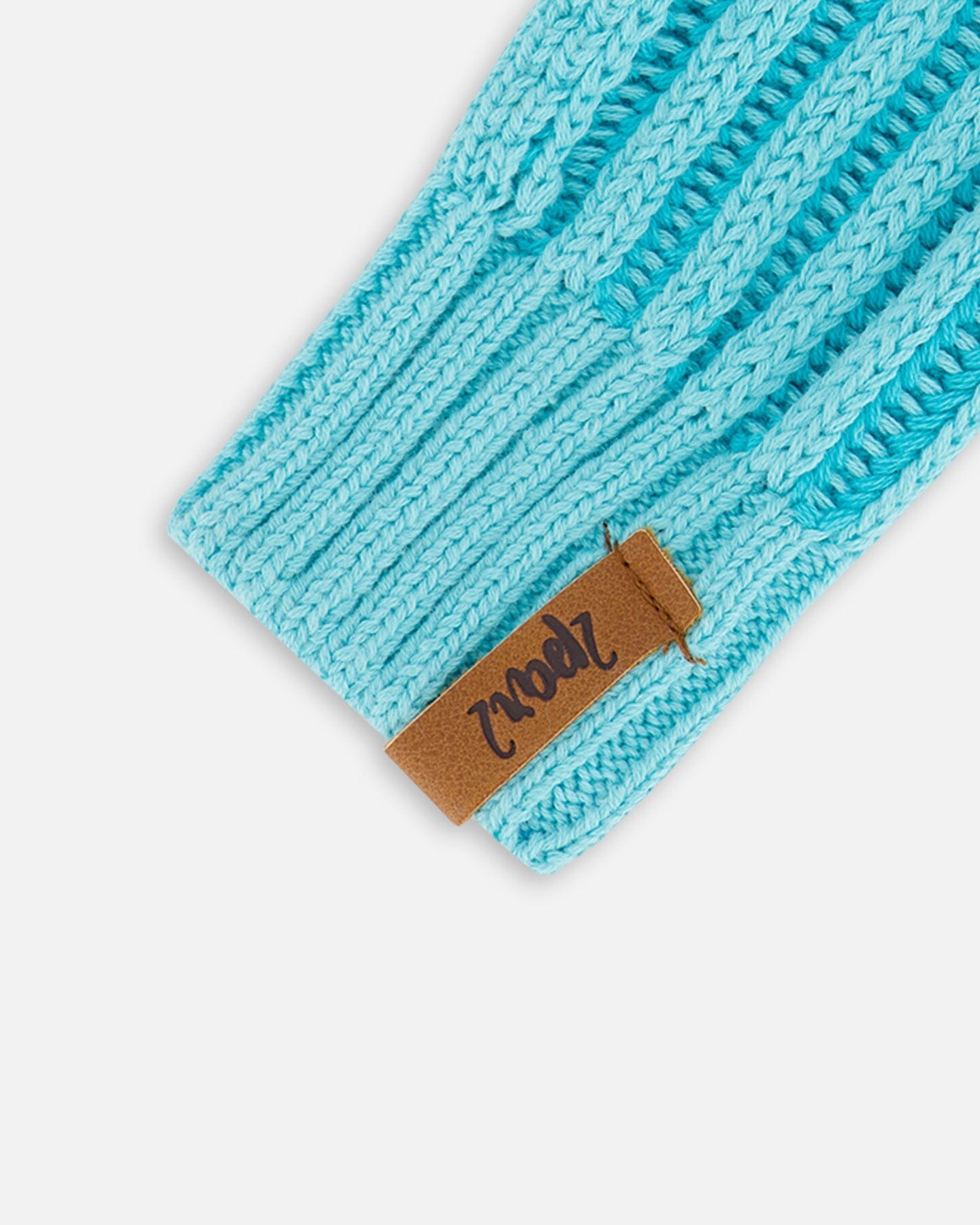 Knit Mittens Turquoise