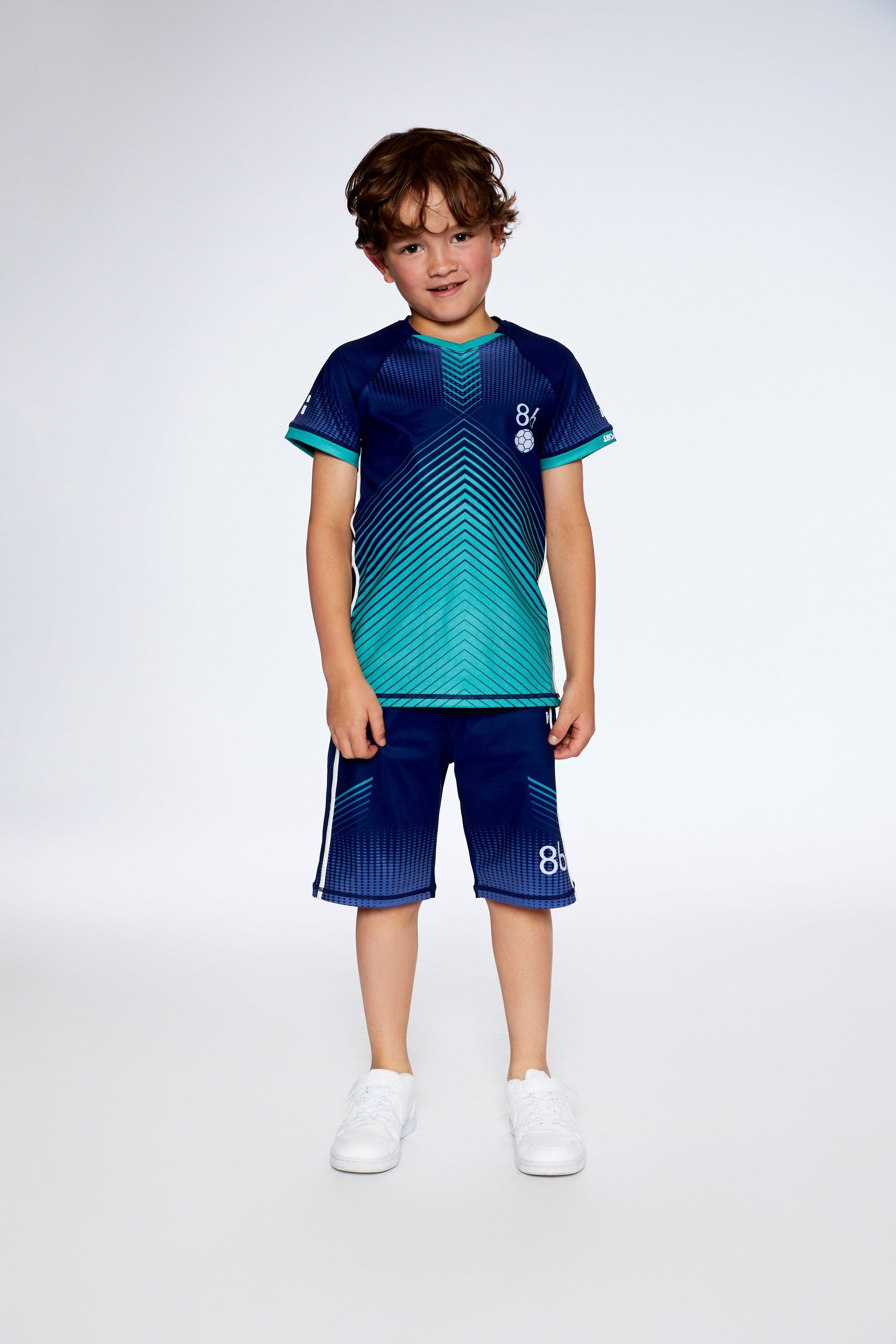 Short Sleeve Athletic Top Blue