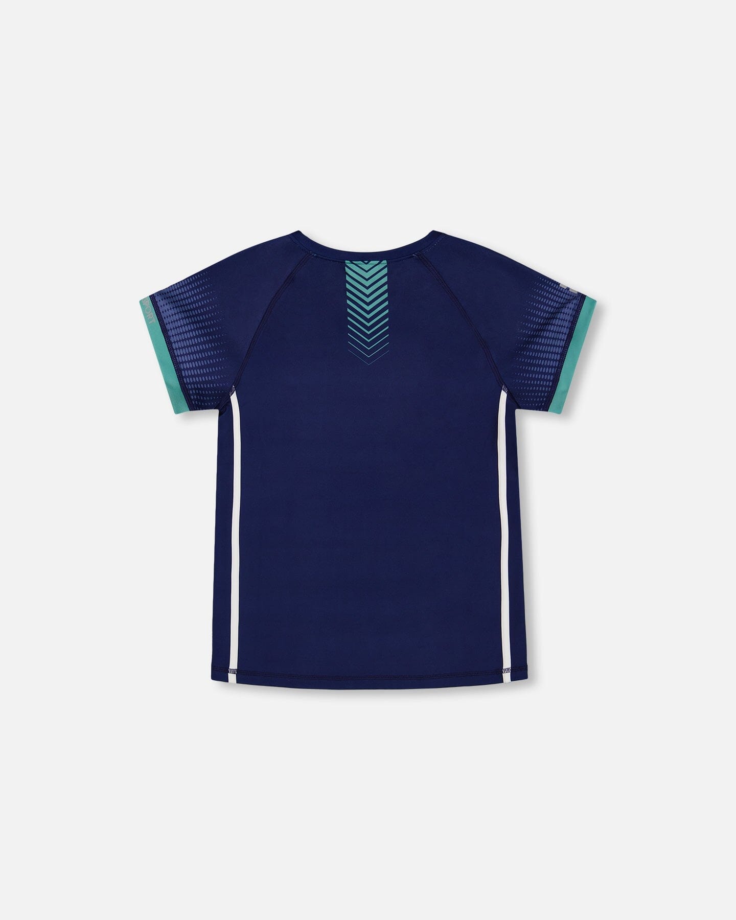 Short Sleeve Athletic Top Blue