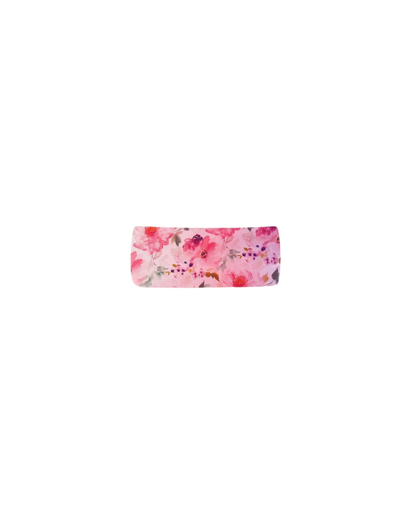 Athletic Headband Gradient Pink Printed Big Flowers