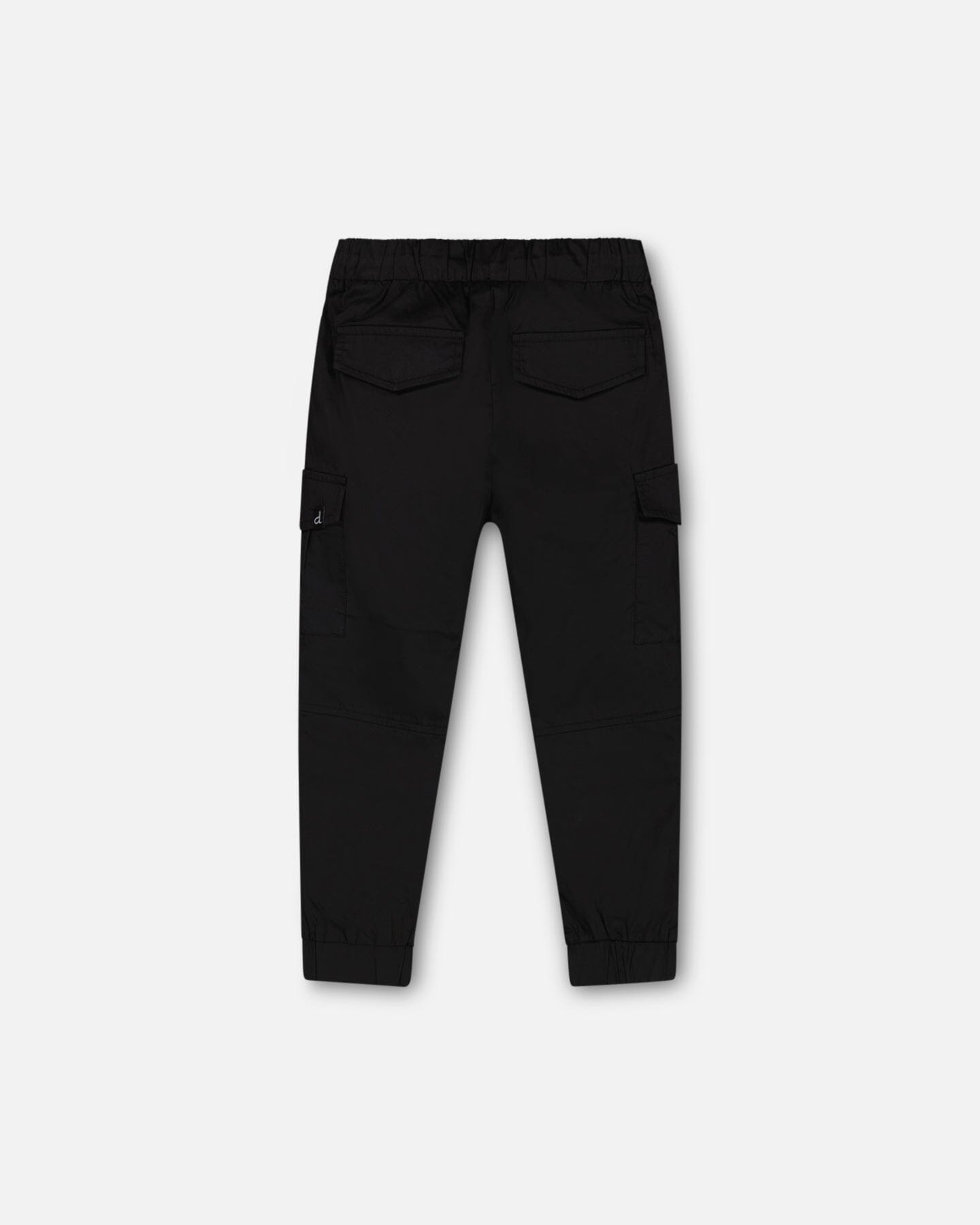 Parachute Jogger Cargo Pants Black