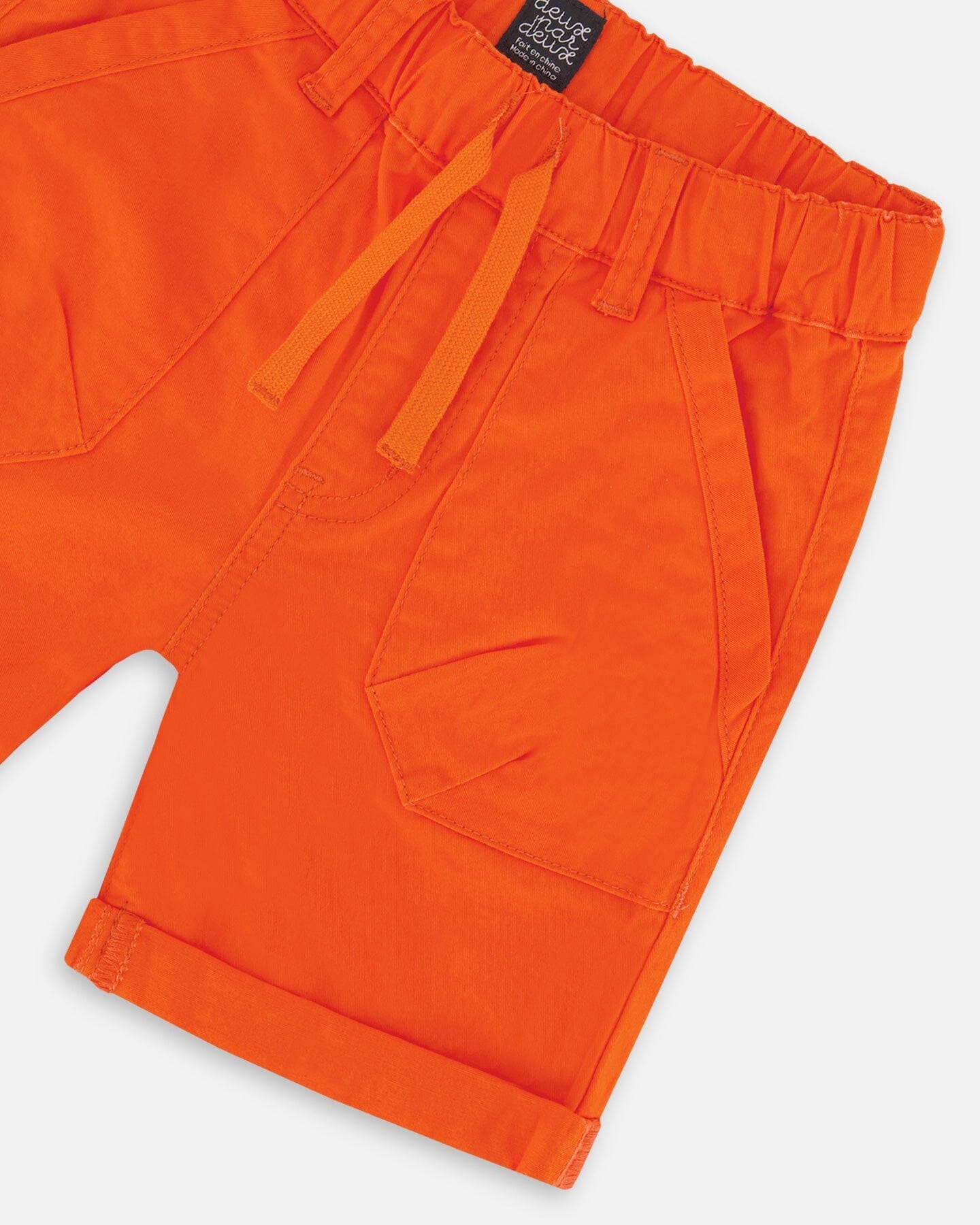 Stretch Twill Short Tangerine