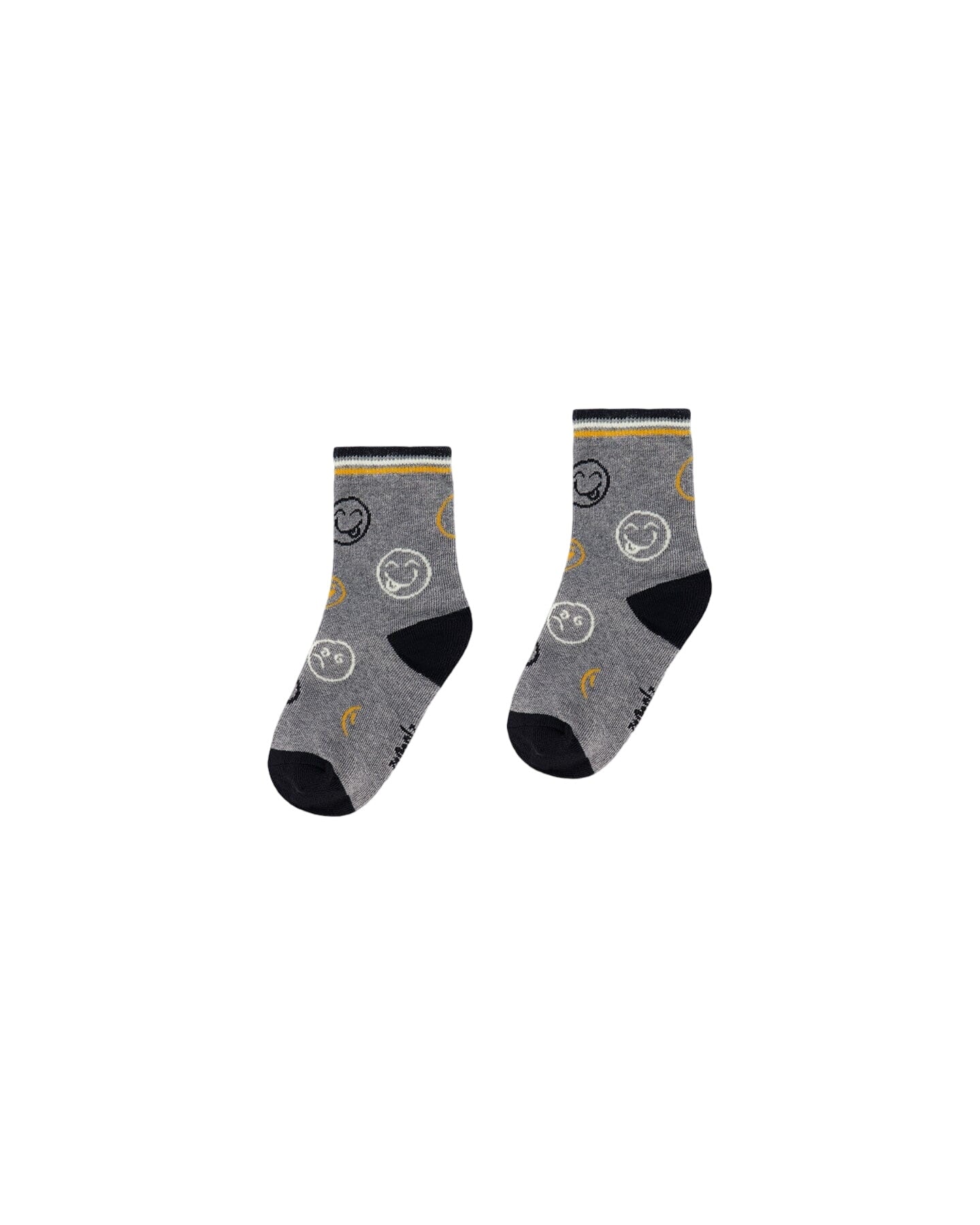 Jacquard Socks Dark Grey