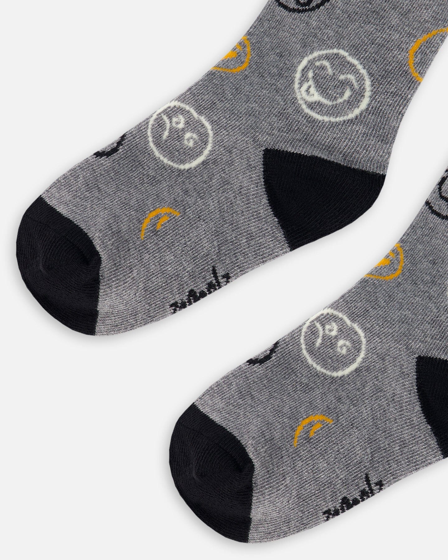 Jacquard Socks Dark Grey