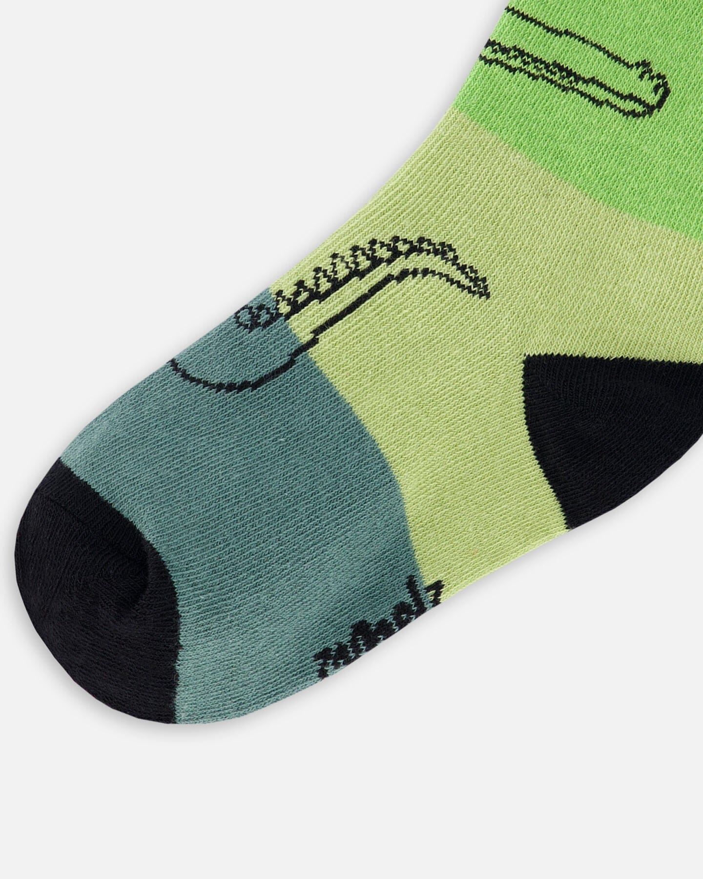 Jacquard Socks Multi Green