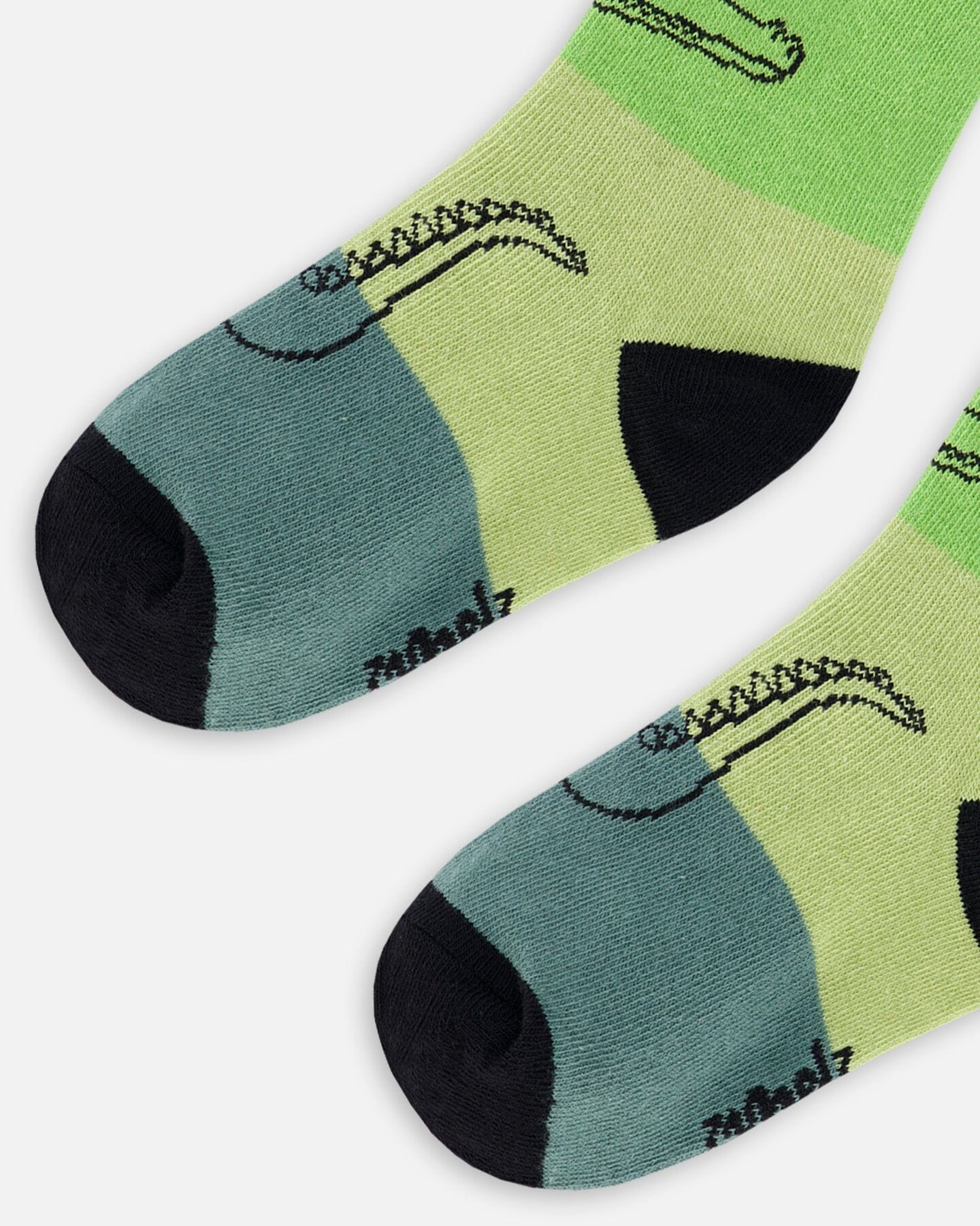 Jacquard Socks Multi Green