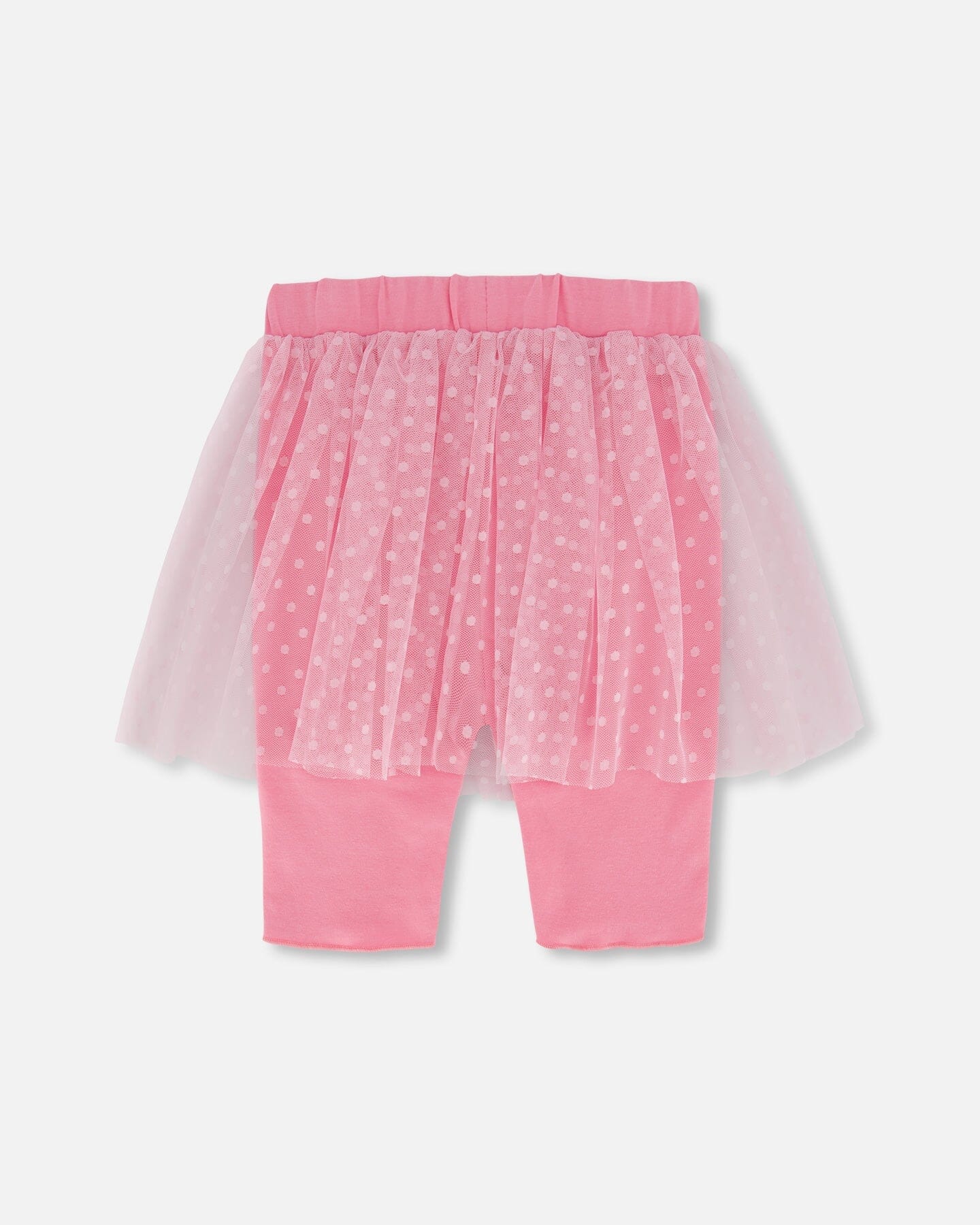 Biker Short With Mesh Skirt Hot Pink