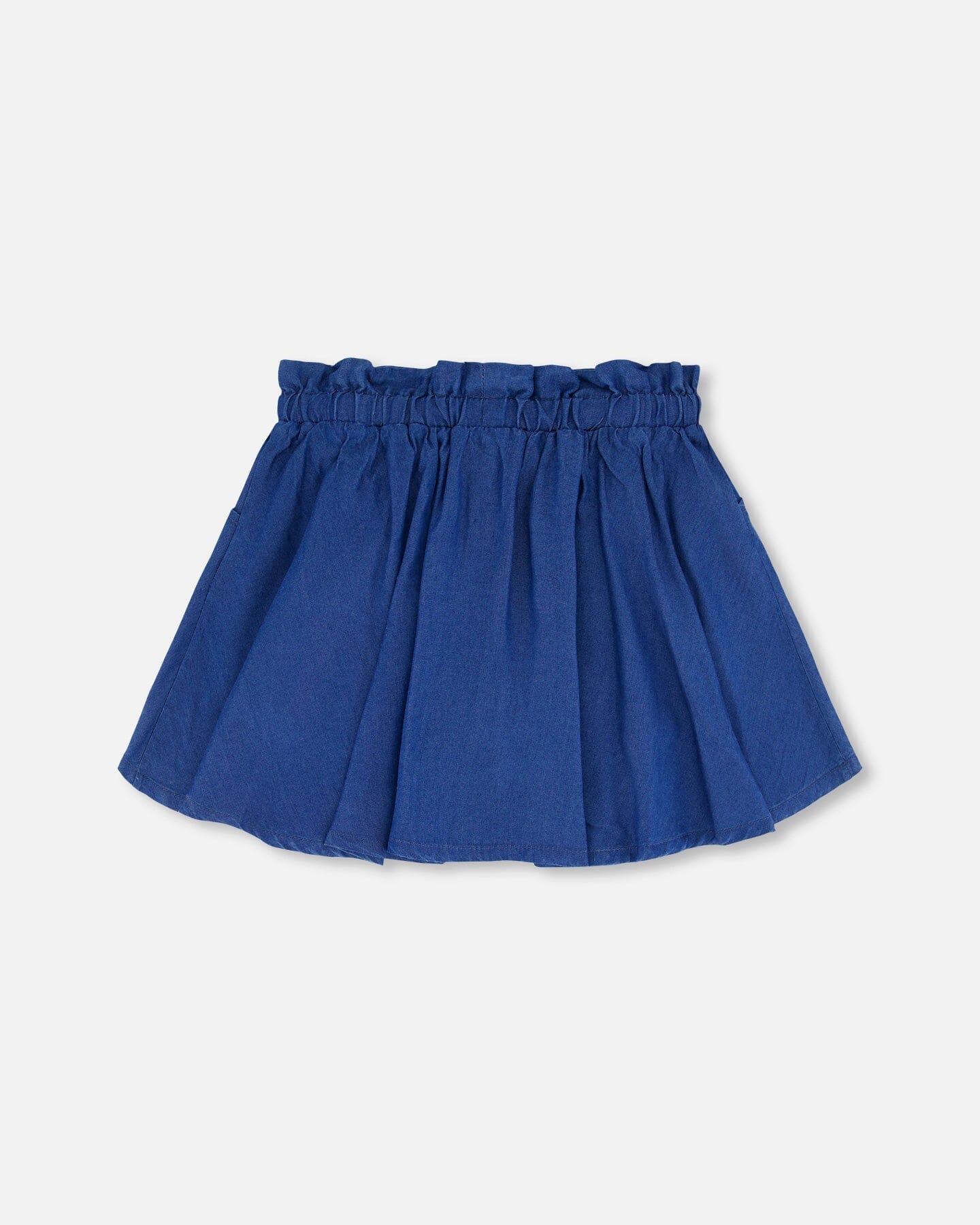 Solid Chambray Skort