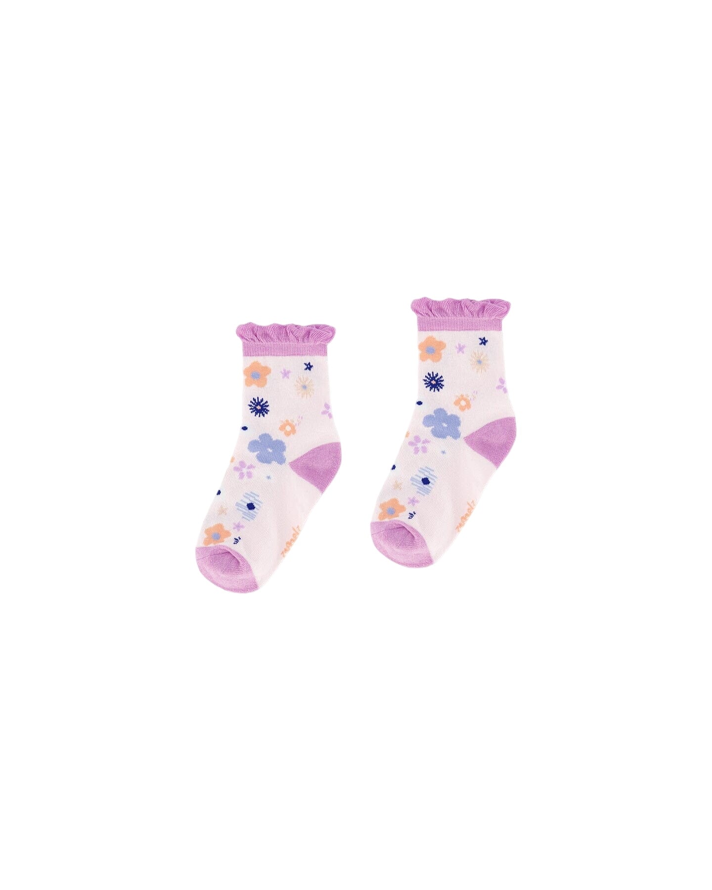 Jacquard Socks Lavender