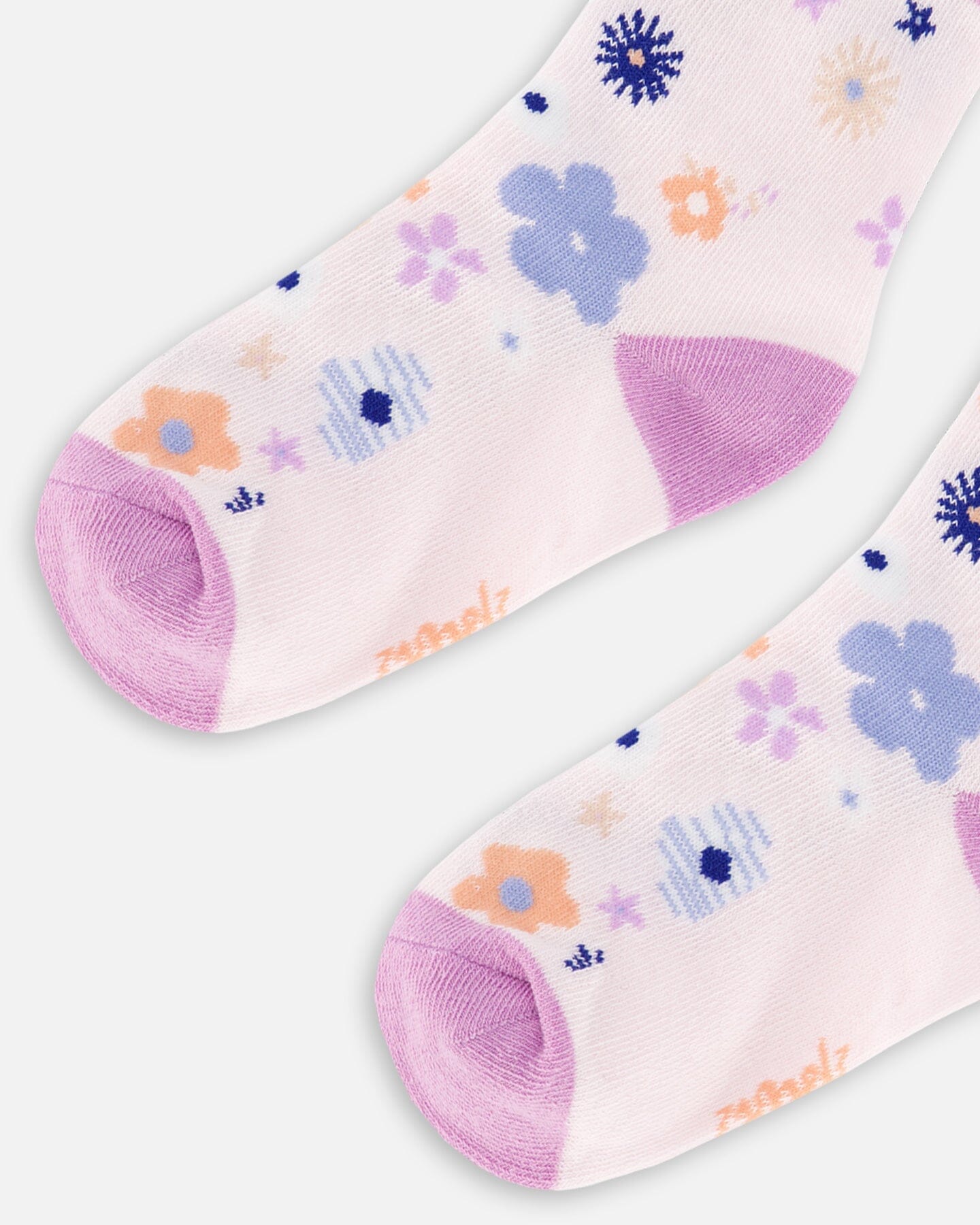 Jacquard Socks Lavender