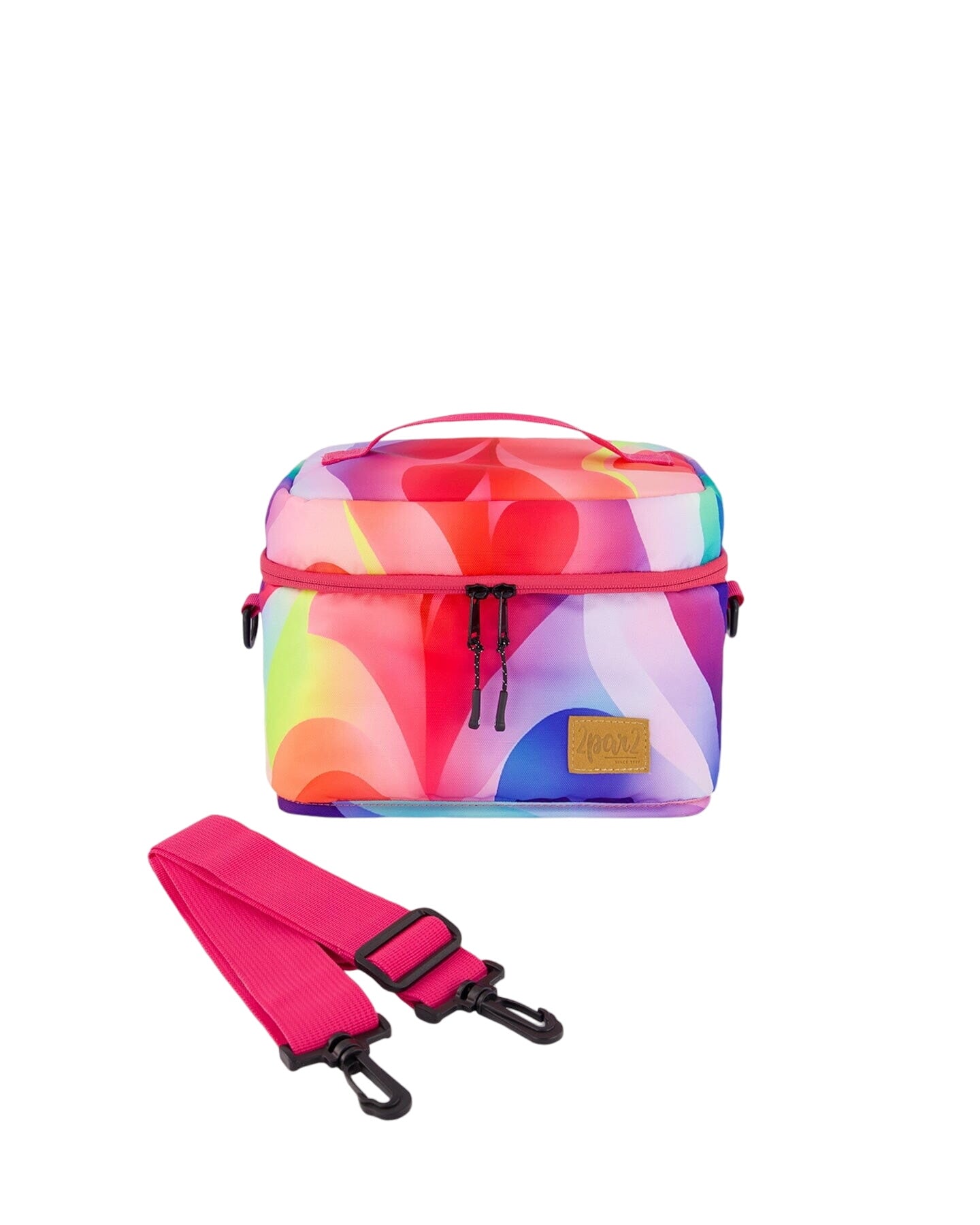 Lunch Box Printed Rainbow Heart