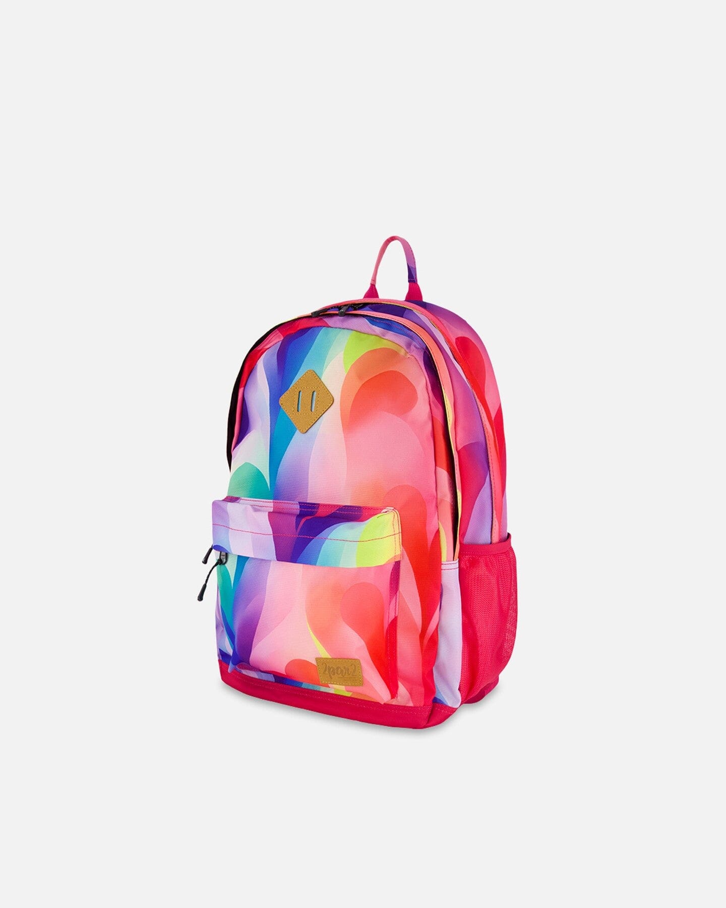 School Bag Printed Rainbow Heart