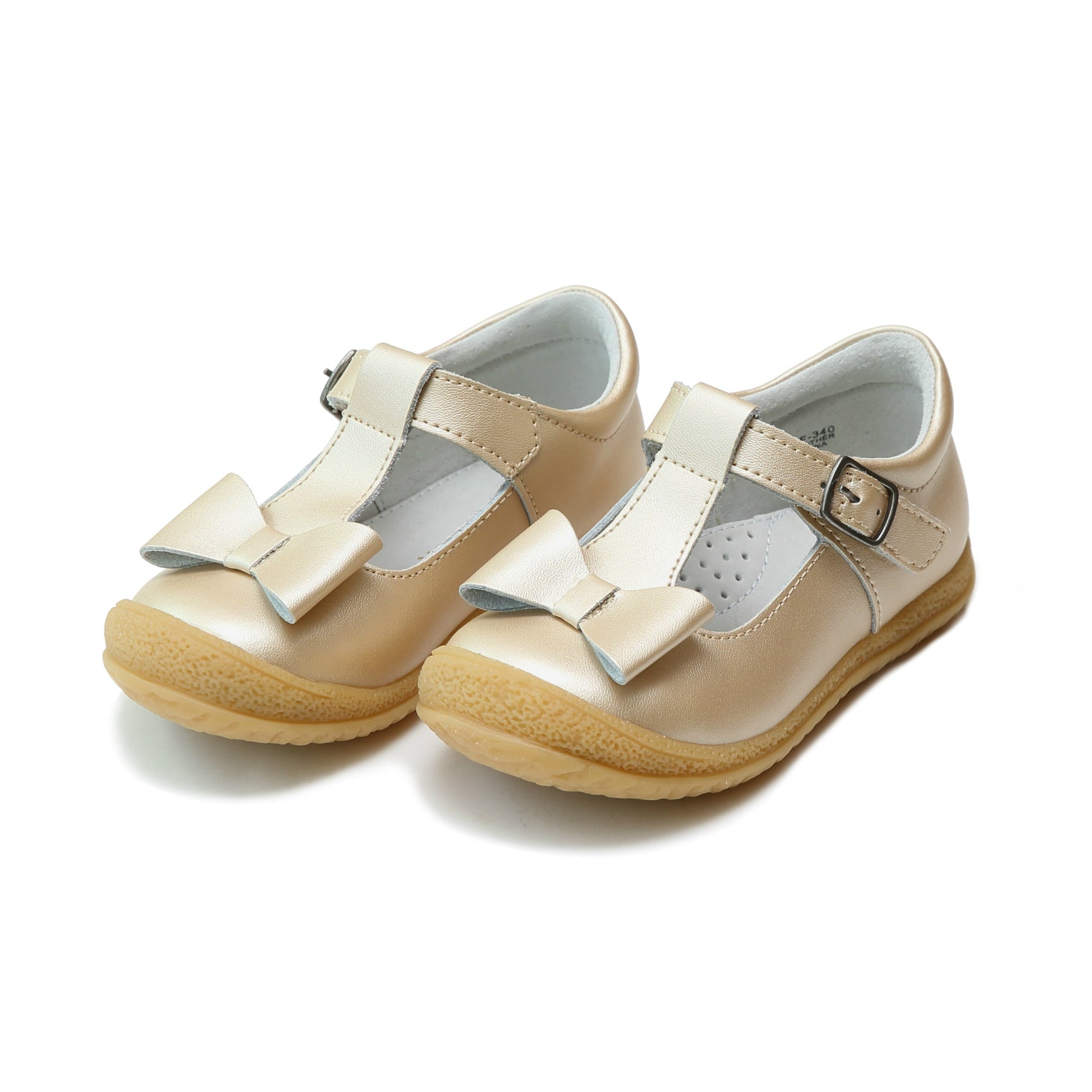 Emma Shimmer Bow T-strap Mary Jane