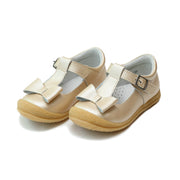 Emma Shimmer Bow T-strap Mary Jane