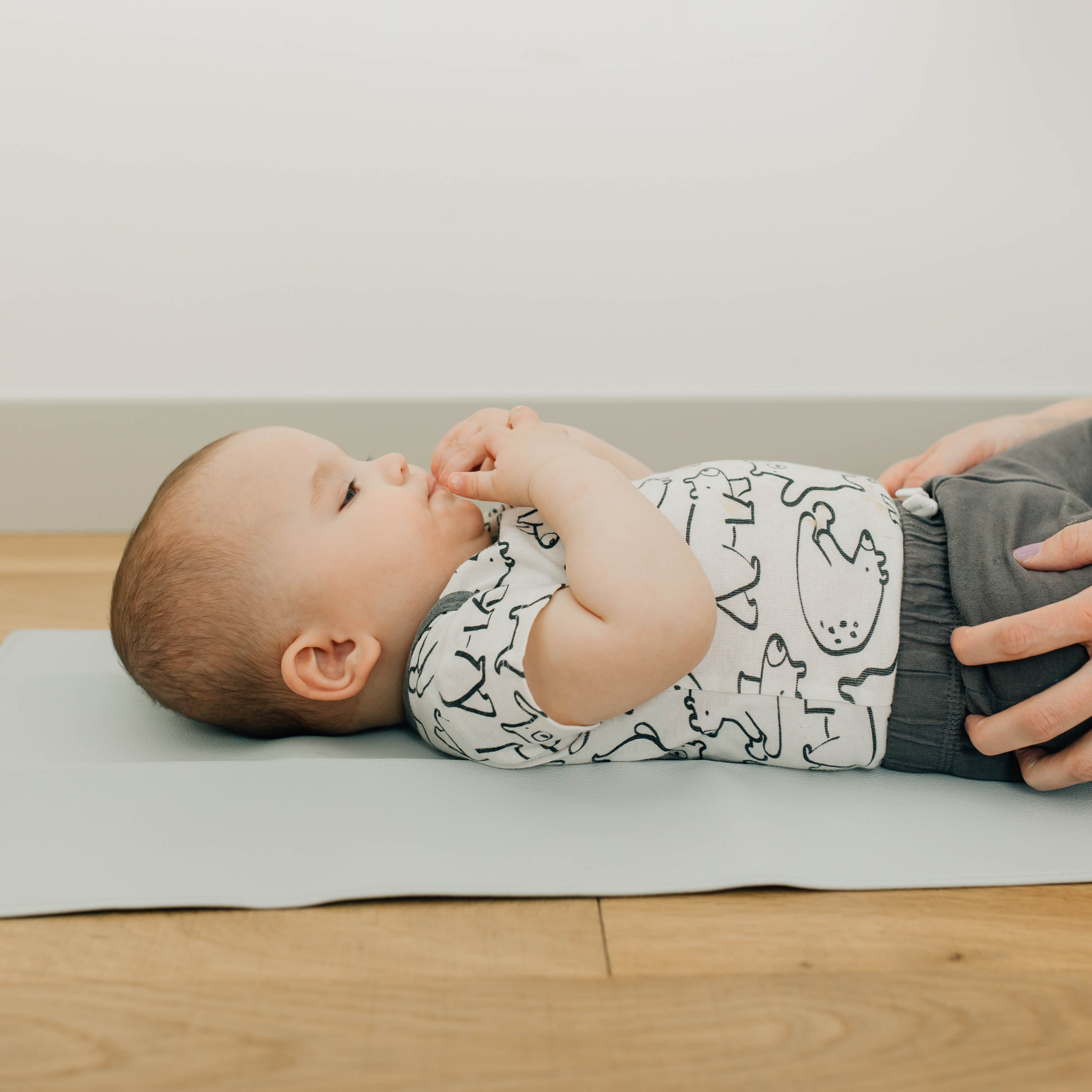 Vegan Leather Changing Mat | Cream