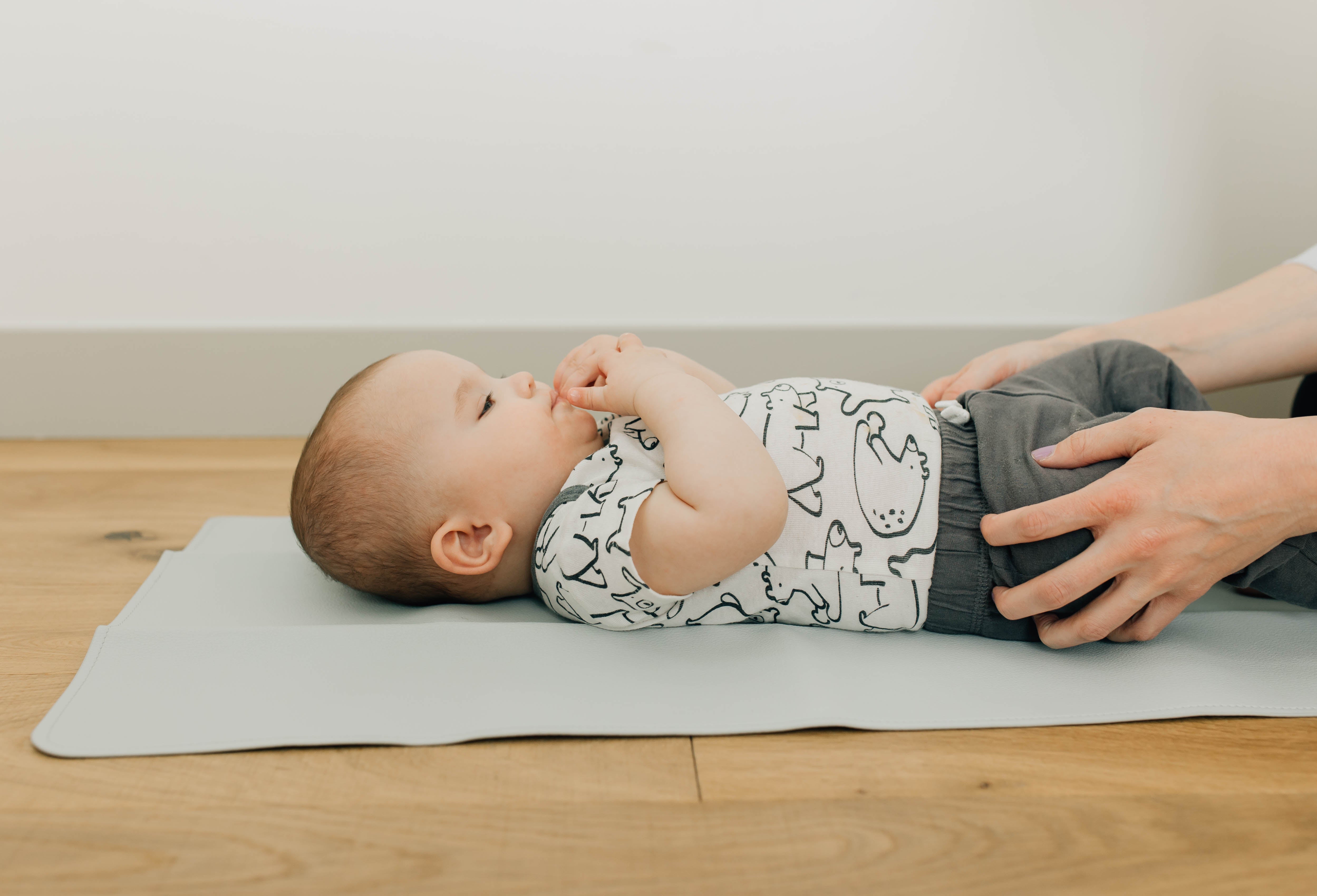 Vegan Leather Changing Mat | Blue