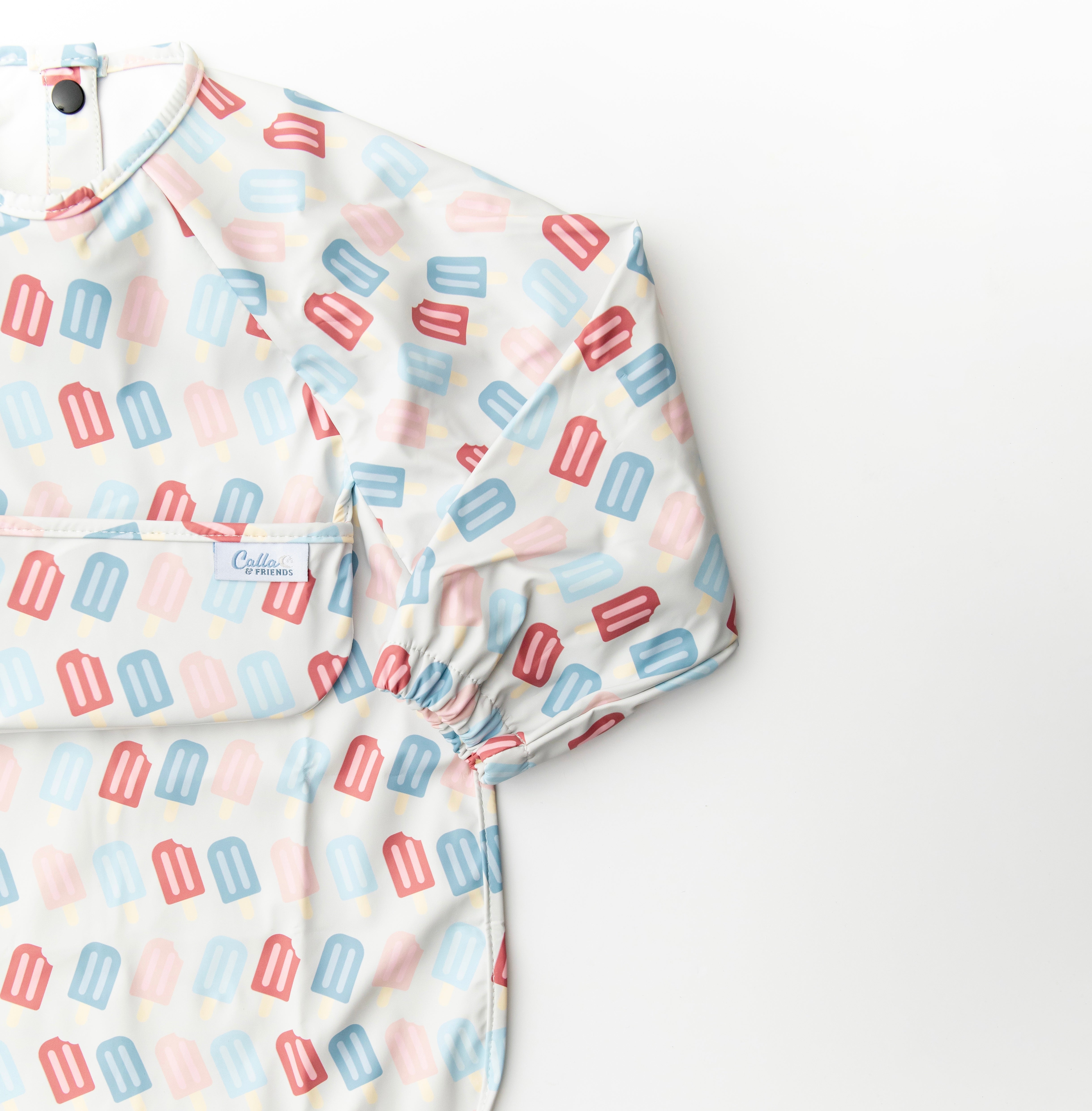 The Grayson Long Sleeve Bib - Popsicles