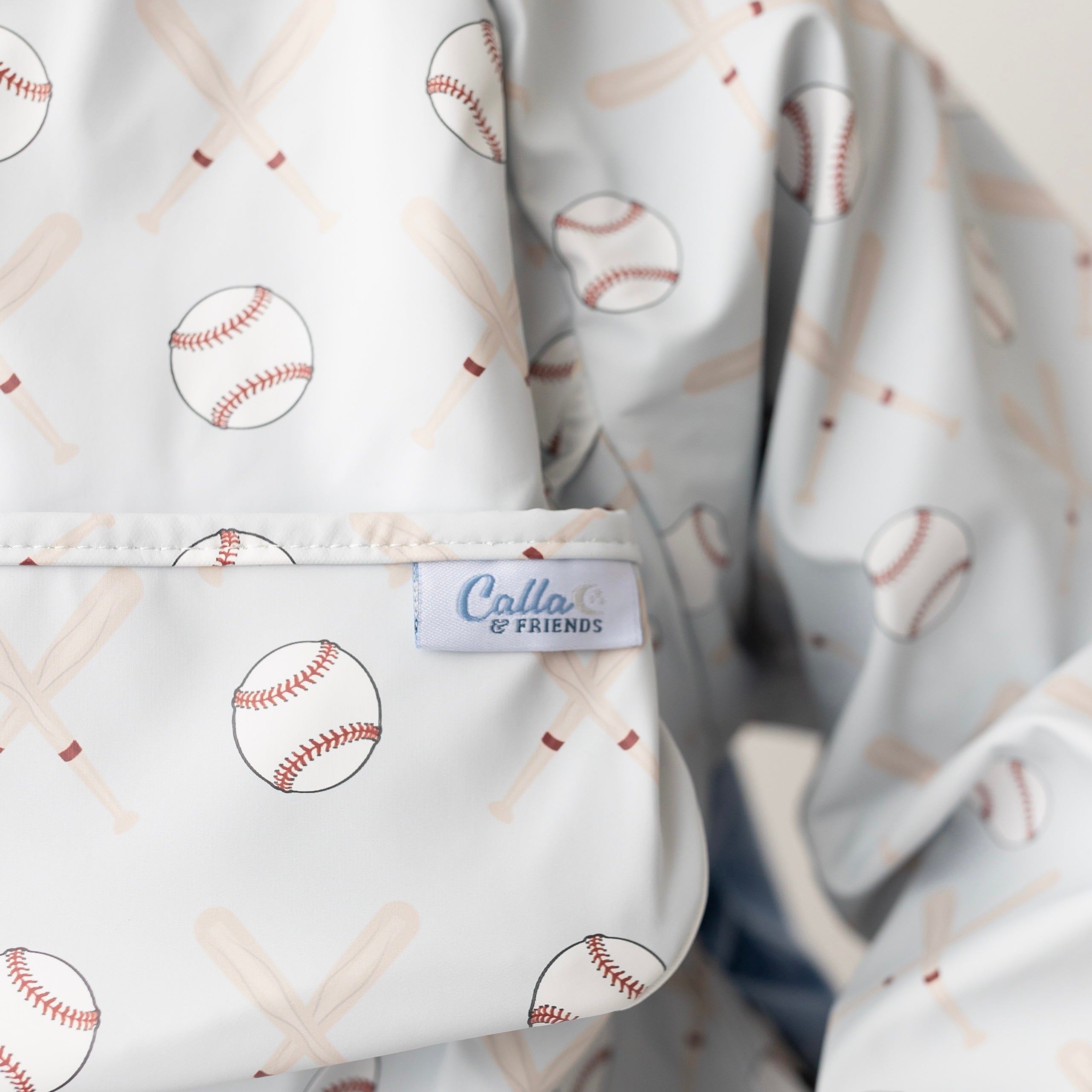 The Grayson Long Sleeve Bib - Baseball