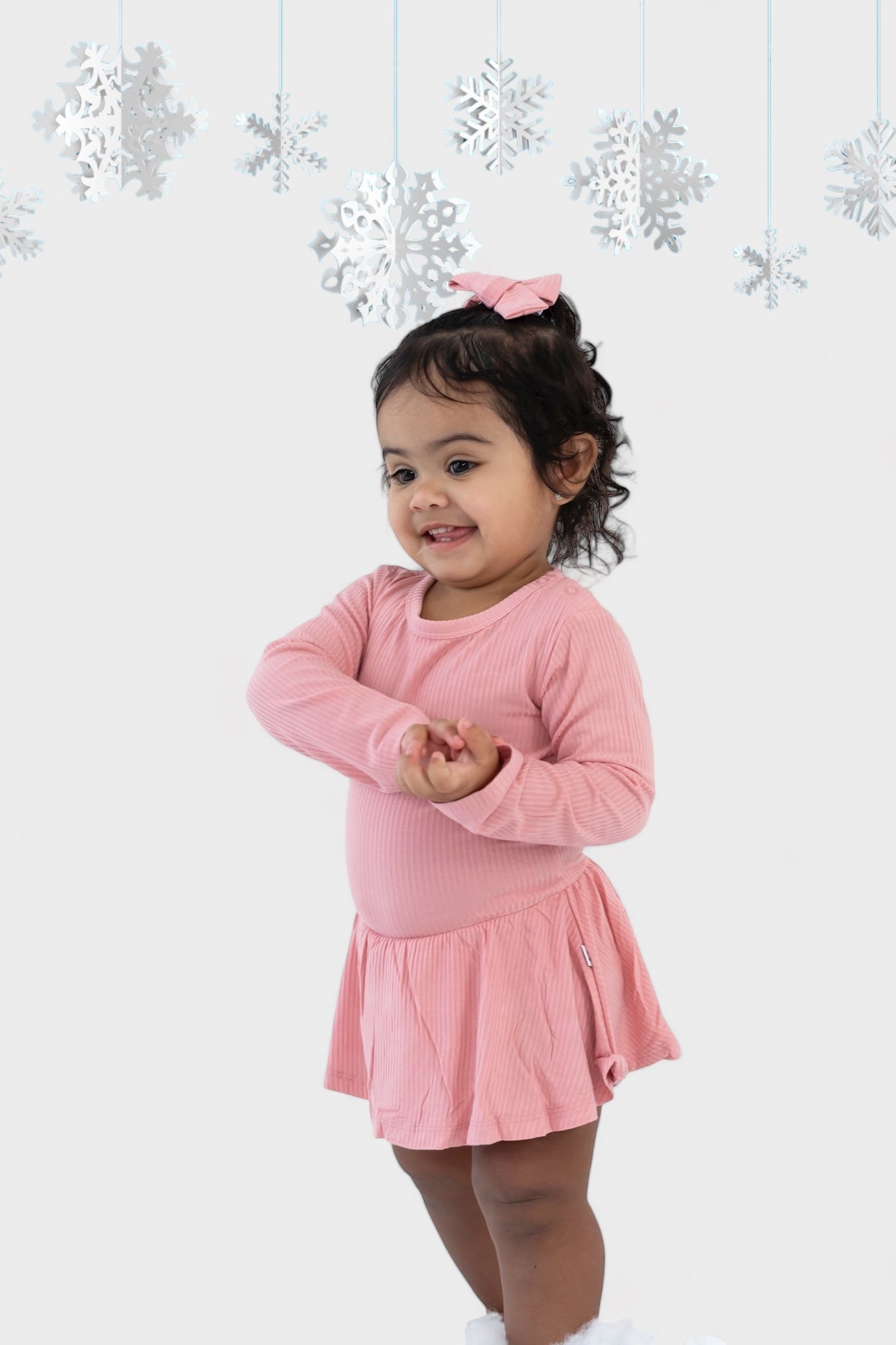 Mauve Rib Dream Bodysuit Dress