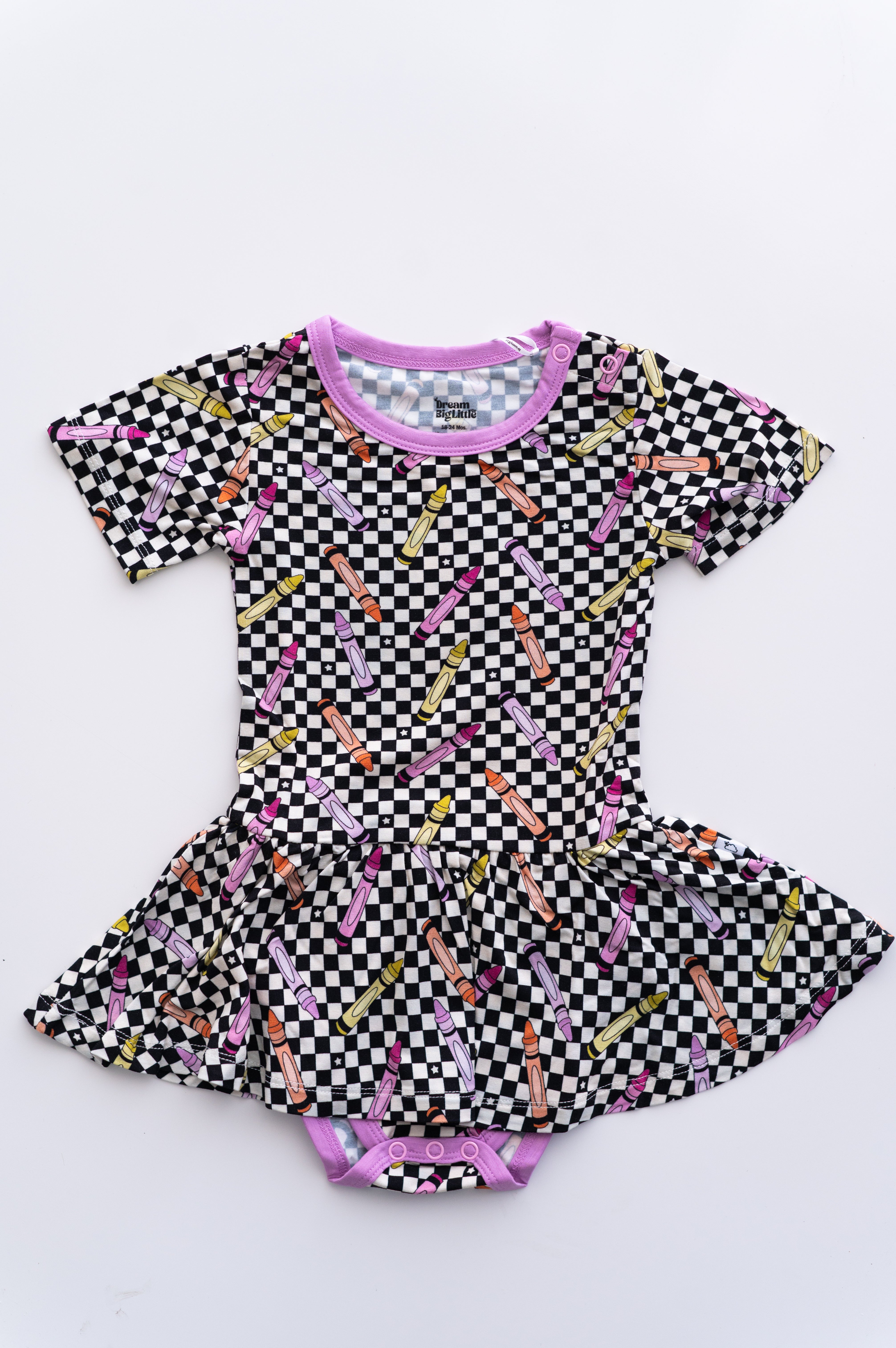 Get Your Crayon On Dream Bodysuit Dress