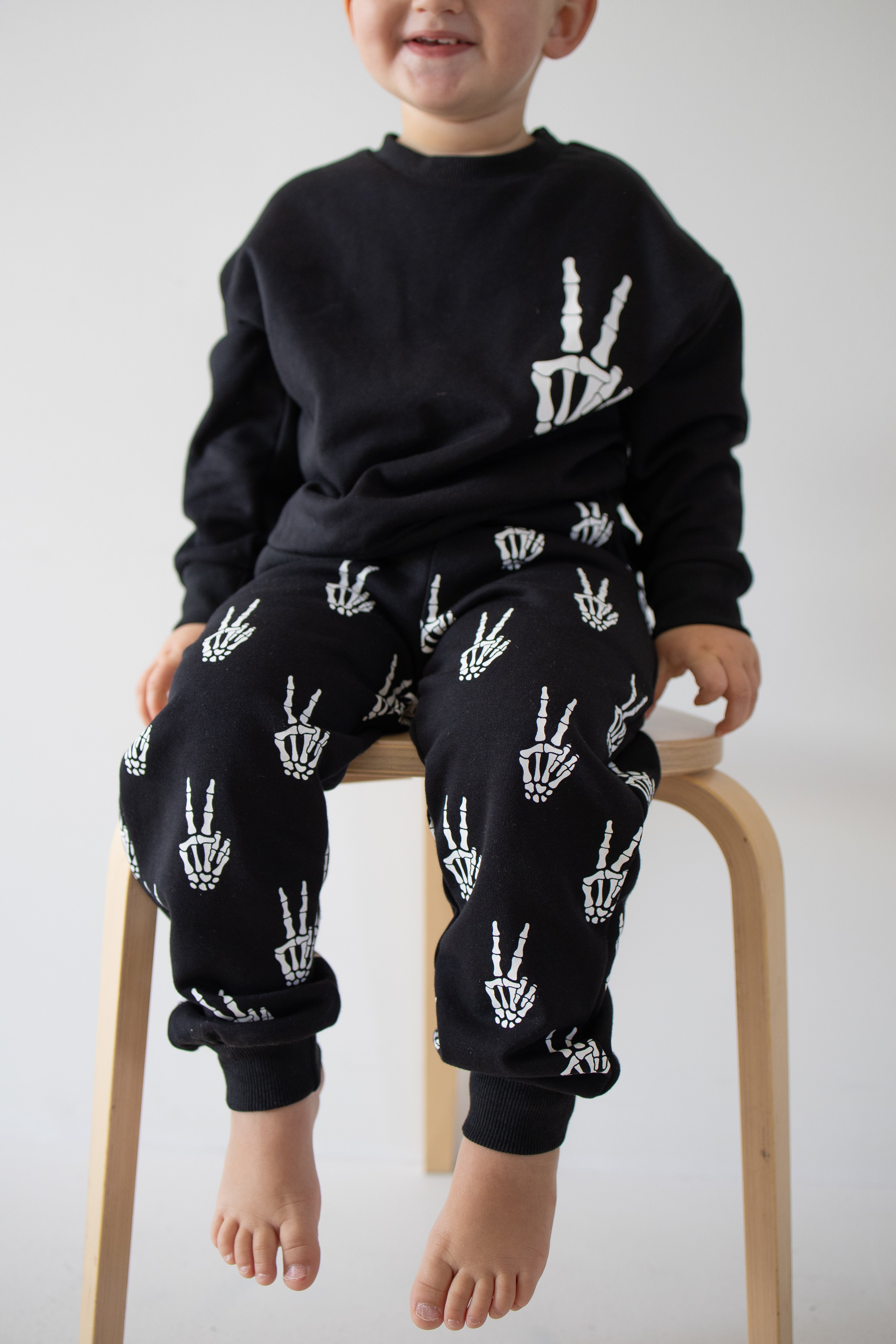 Child Sweat Set | Midnight Skelly