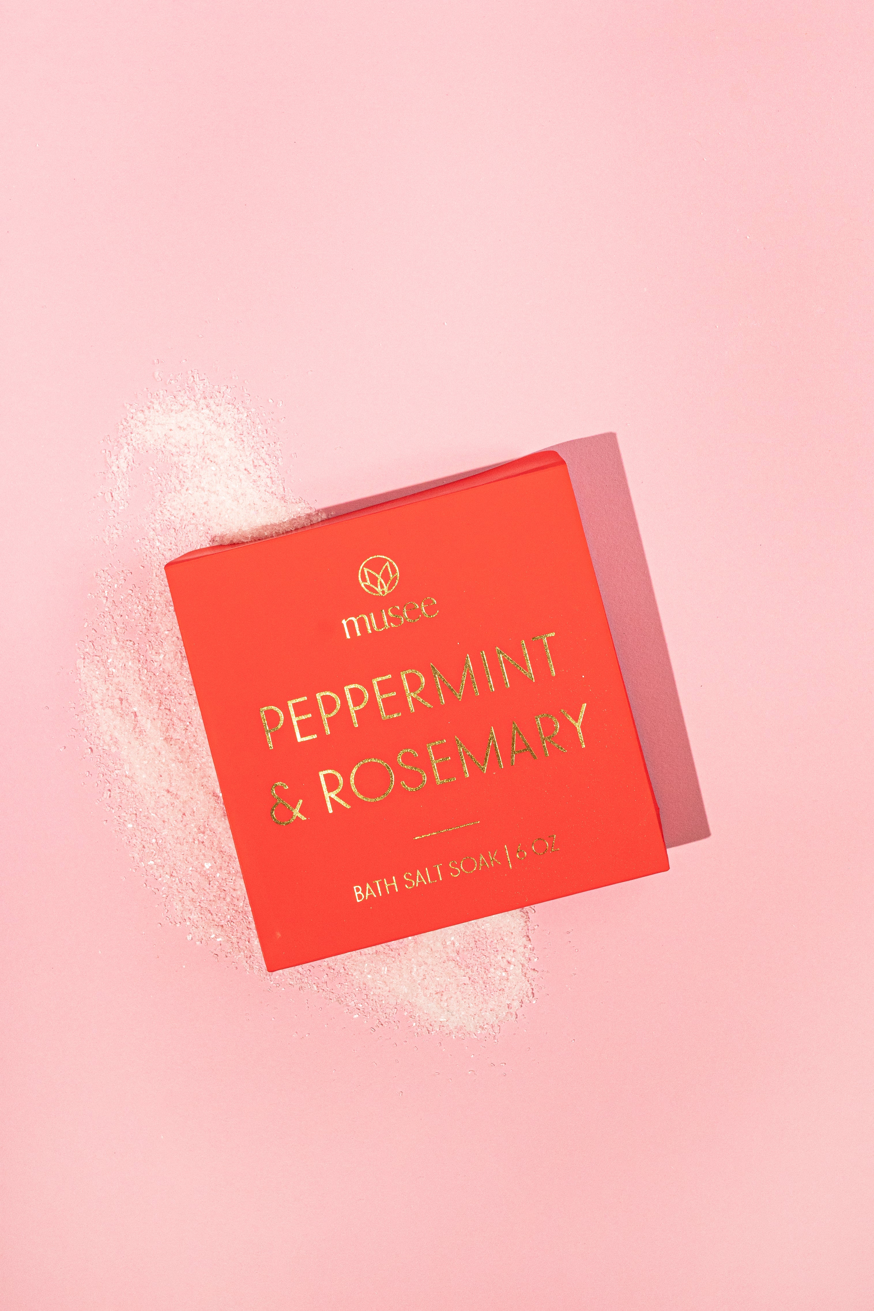 Peppermint & Rosemary Mini Bath Salt Soak