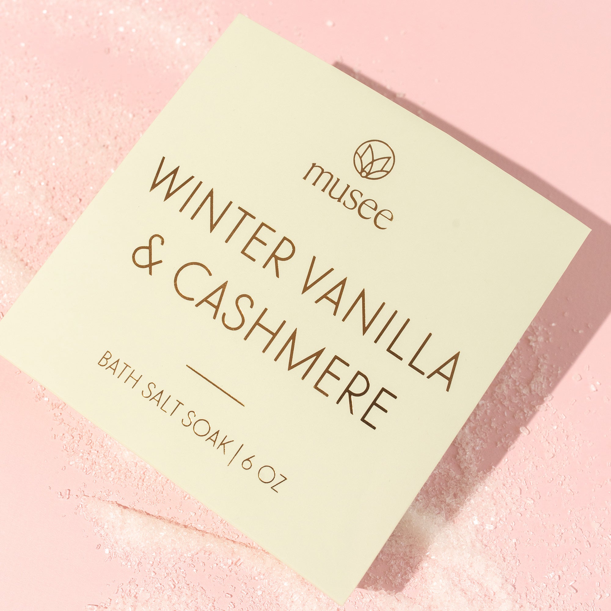 Winter Vanilla & Cashmere Mini Bath Salt Soak