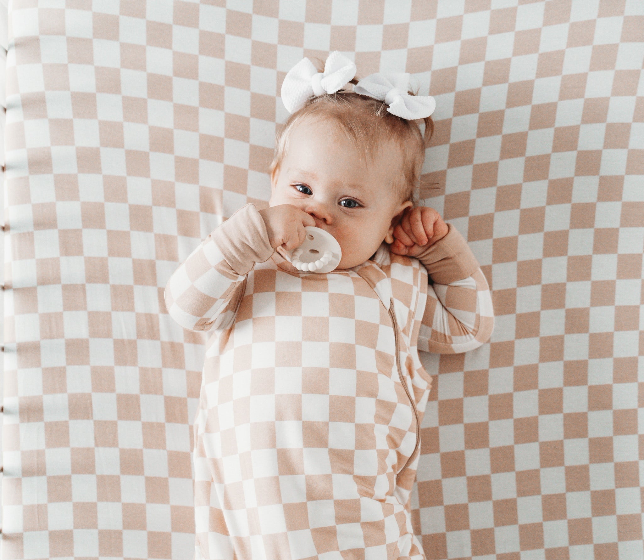 Sandy Checkers Dream Romper