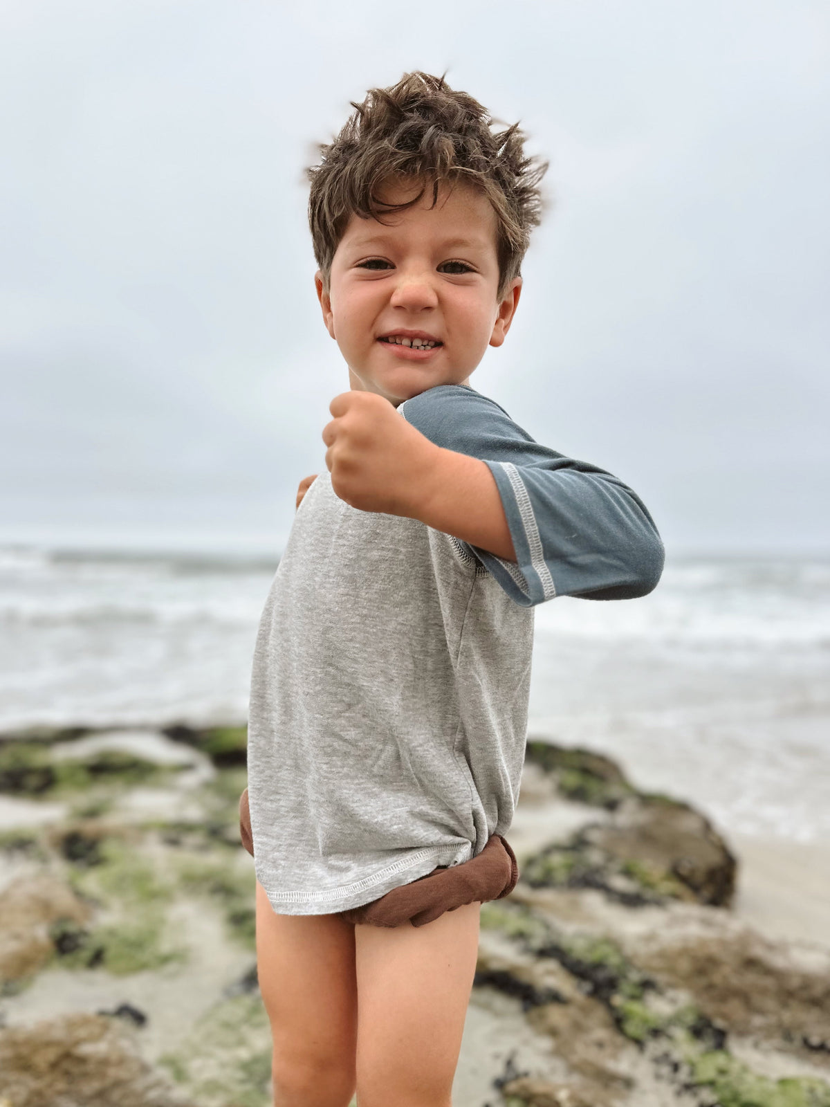 Kids Baseball Tee – Organic Cotton & Tencel™, Soft & Stretchy