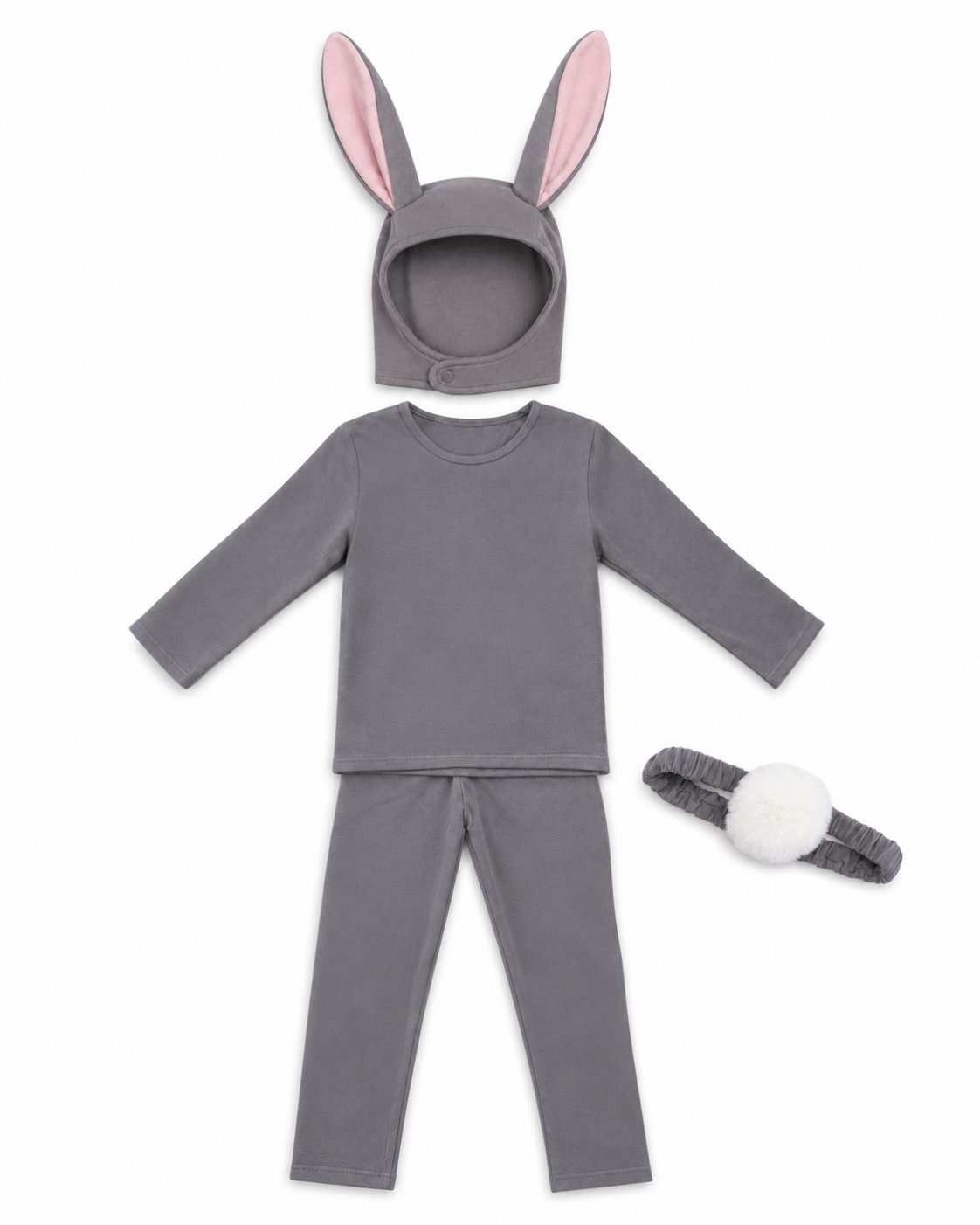 Grey Bunny Costume
