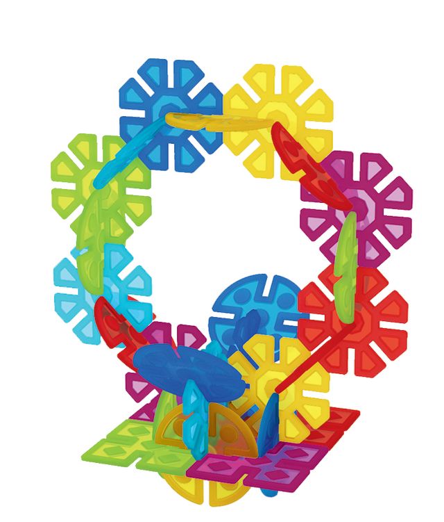 Geo Flakes Activity Set Building Construction Play