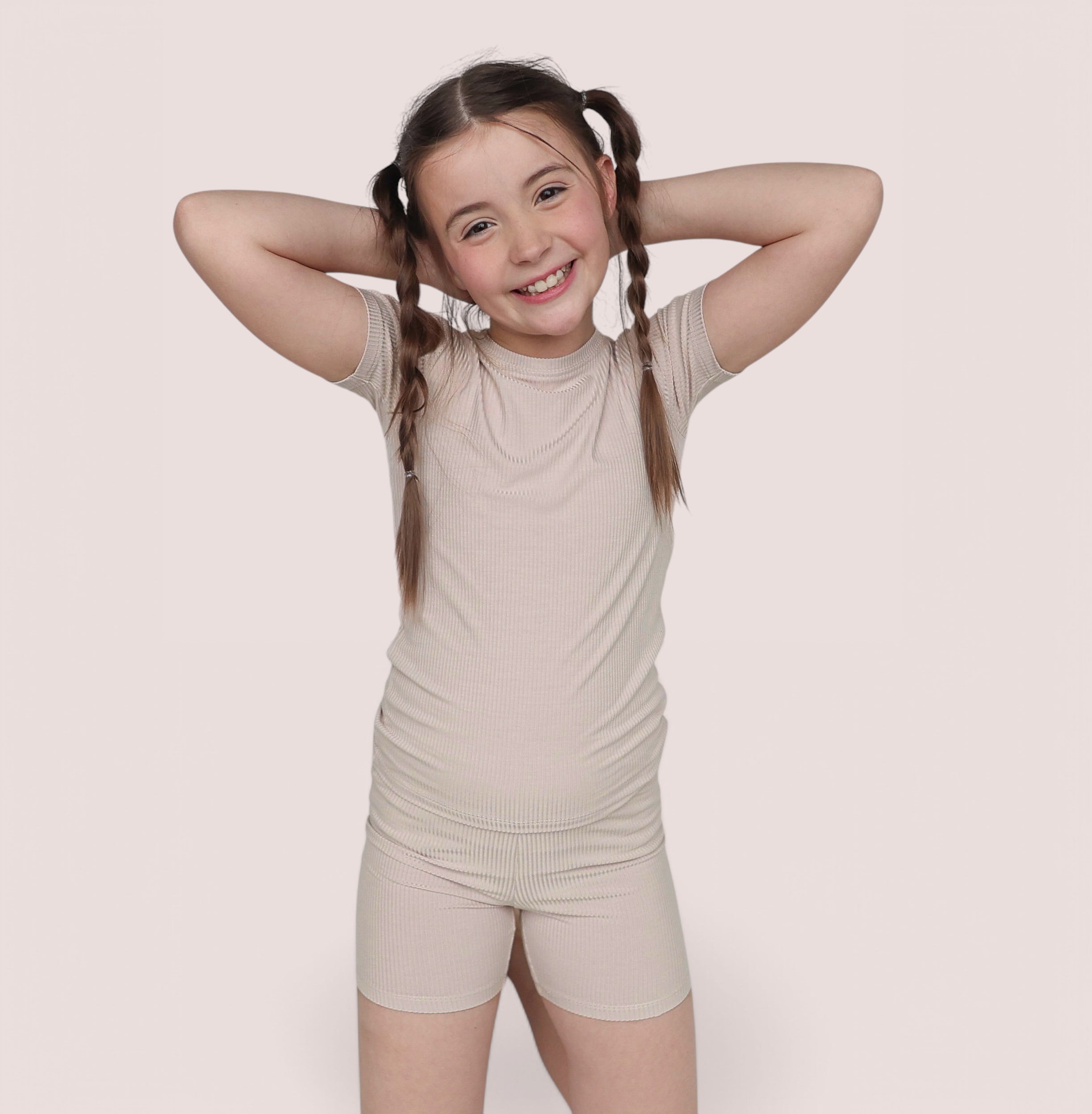 Totally Tan Rib Dream Short Set