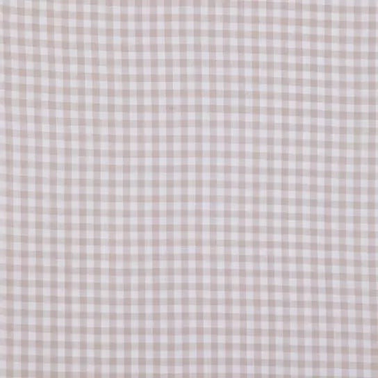 Beige Gingaham Changing Pad Cover