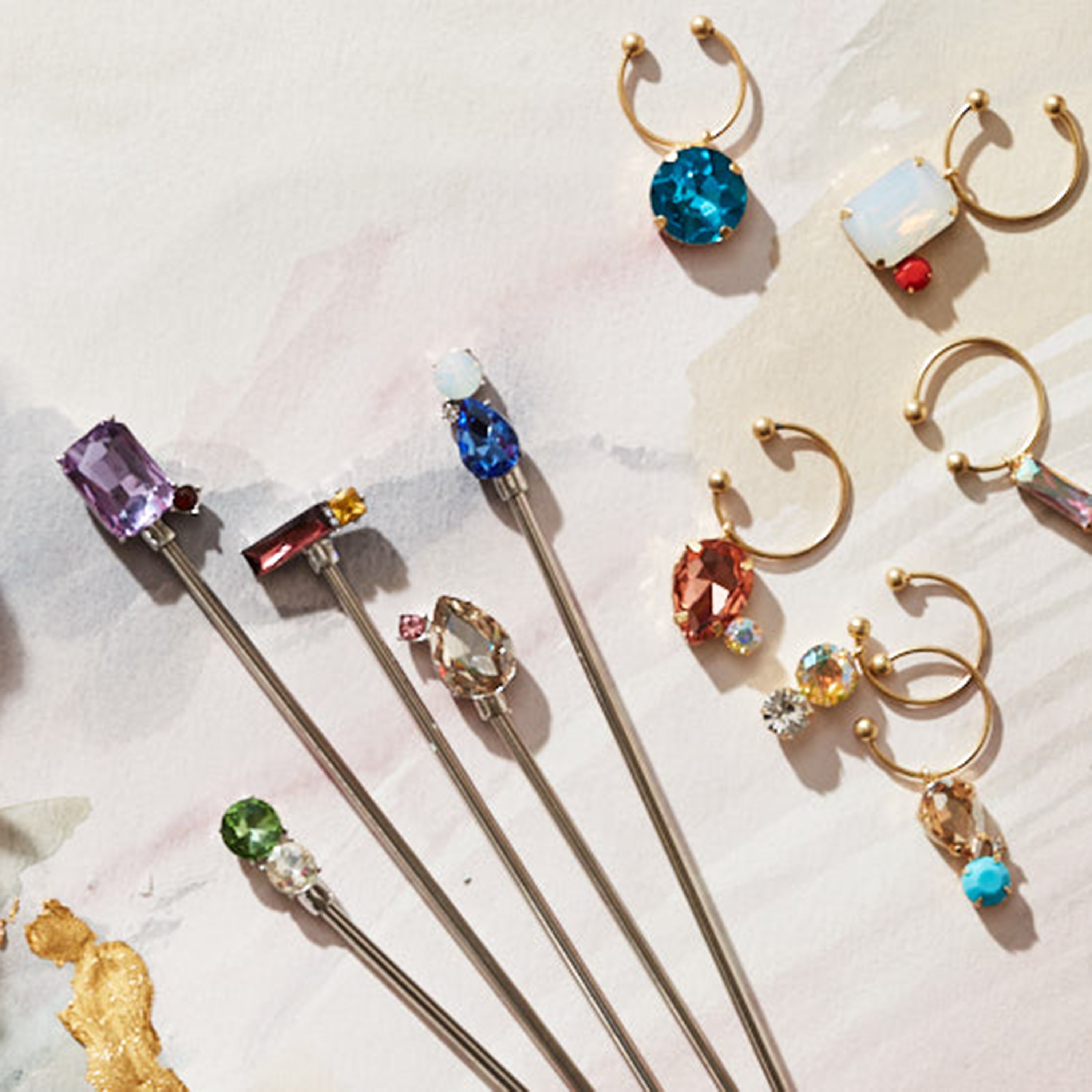 Jeweled Cocktail Picks