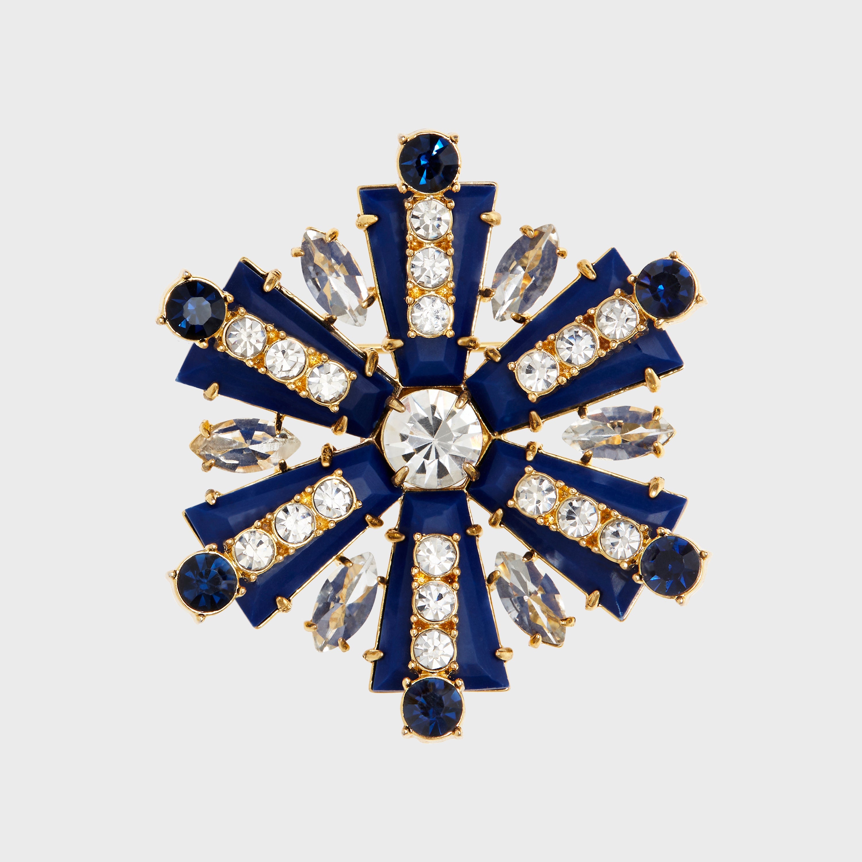 Starburst Brooch, Lapis Lazuli